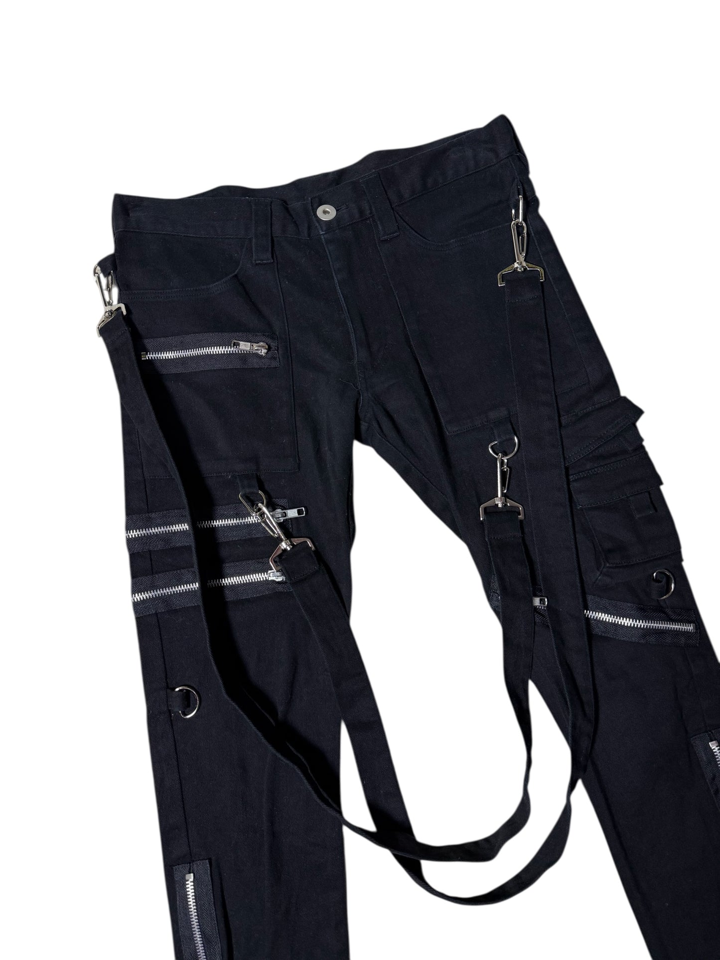 Y2K Stigmata Sexy Dynamite London Punk Bondage Strap Pants