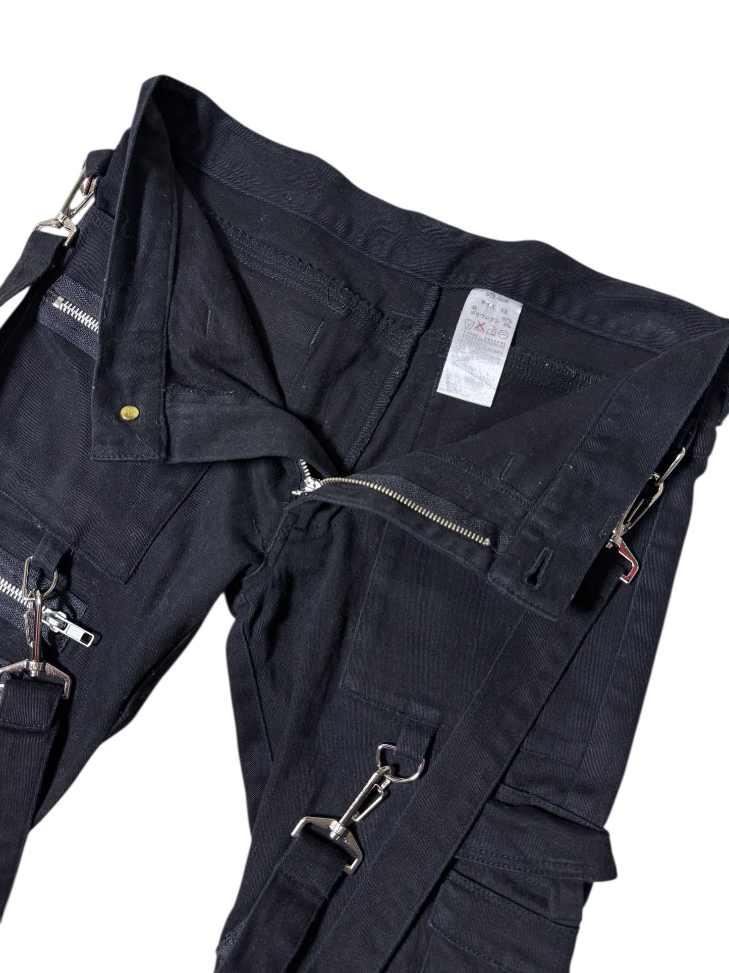 Y2K Stigmata Sexy Dynamite London Punk Bondage Strap Pants