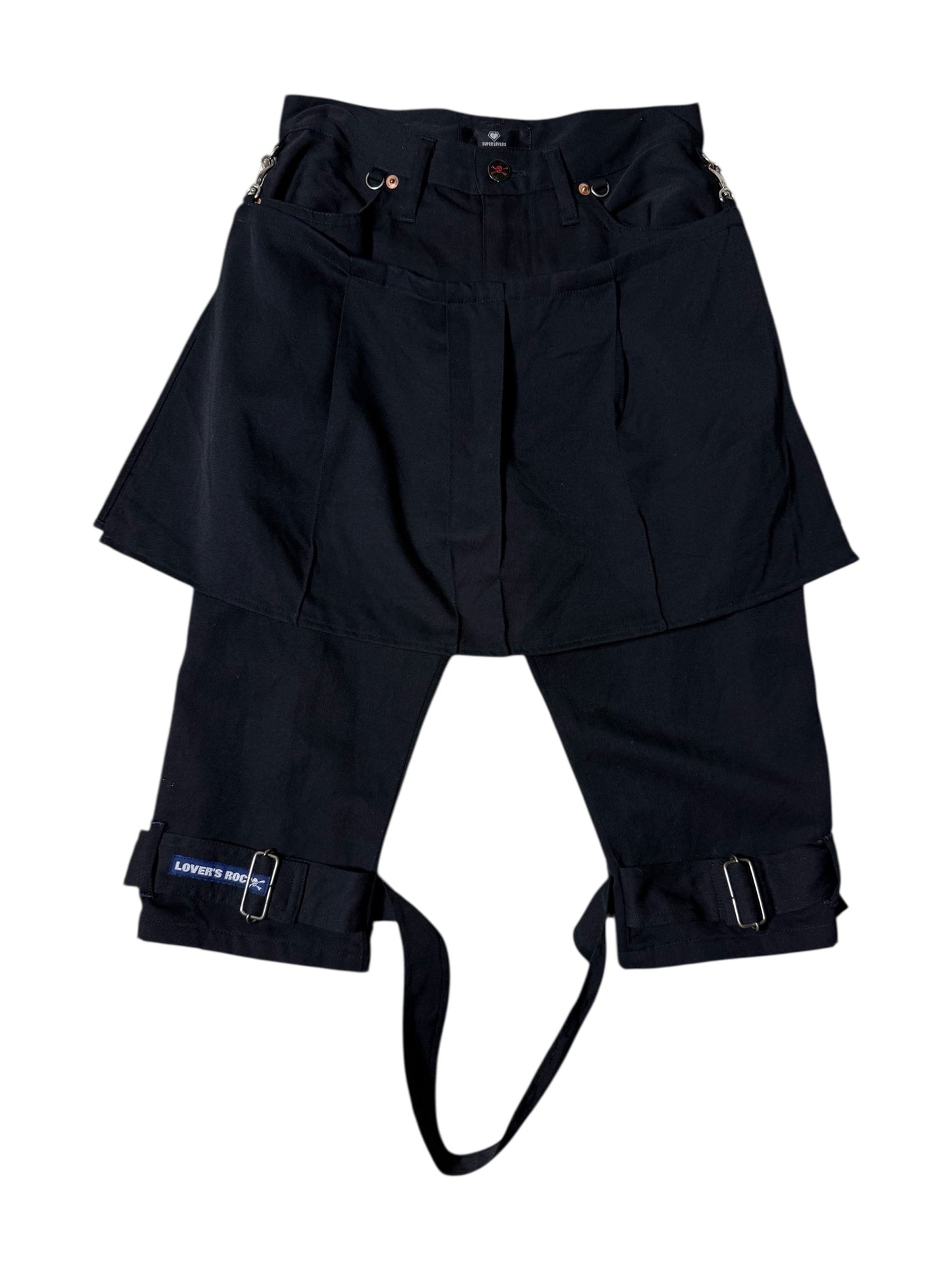 Super Lovers Japan Punk Layered Skirt Pants Lover’s Rock