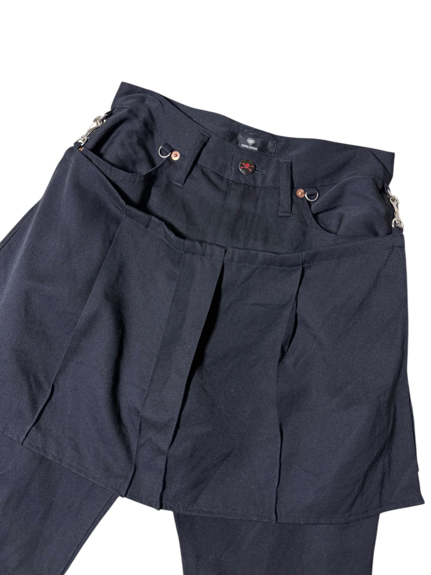 Super Lovers Japan Punk Layered Skirt Pants Lover’s Rock