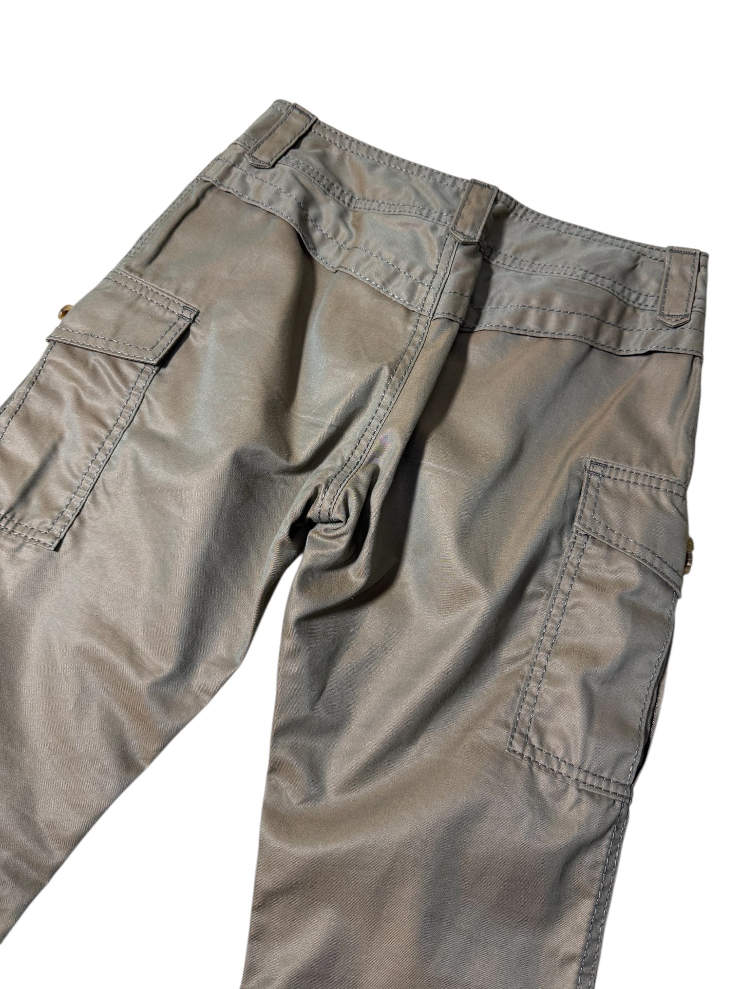 Hysterics by Hysteric Glamour Cropped Cargo Pants – Gray Utility Style