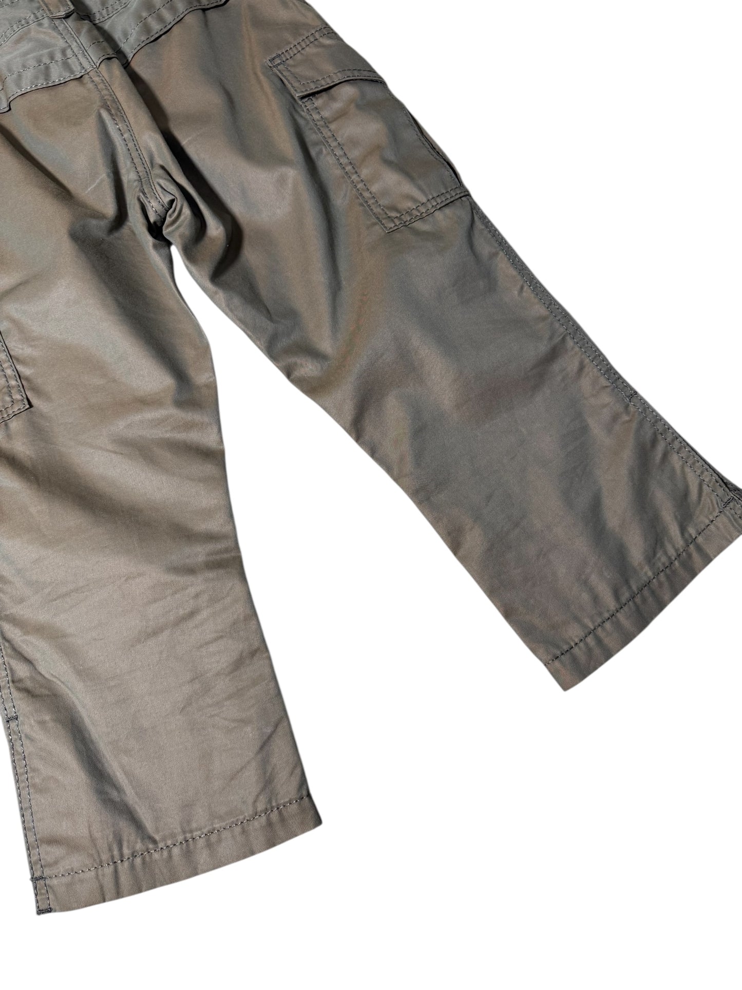 Hysterics by Hysteric Glamour Cropped Cargo Pants – Gray Utility Style