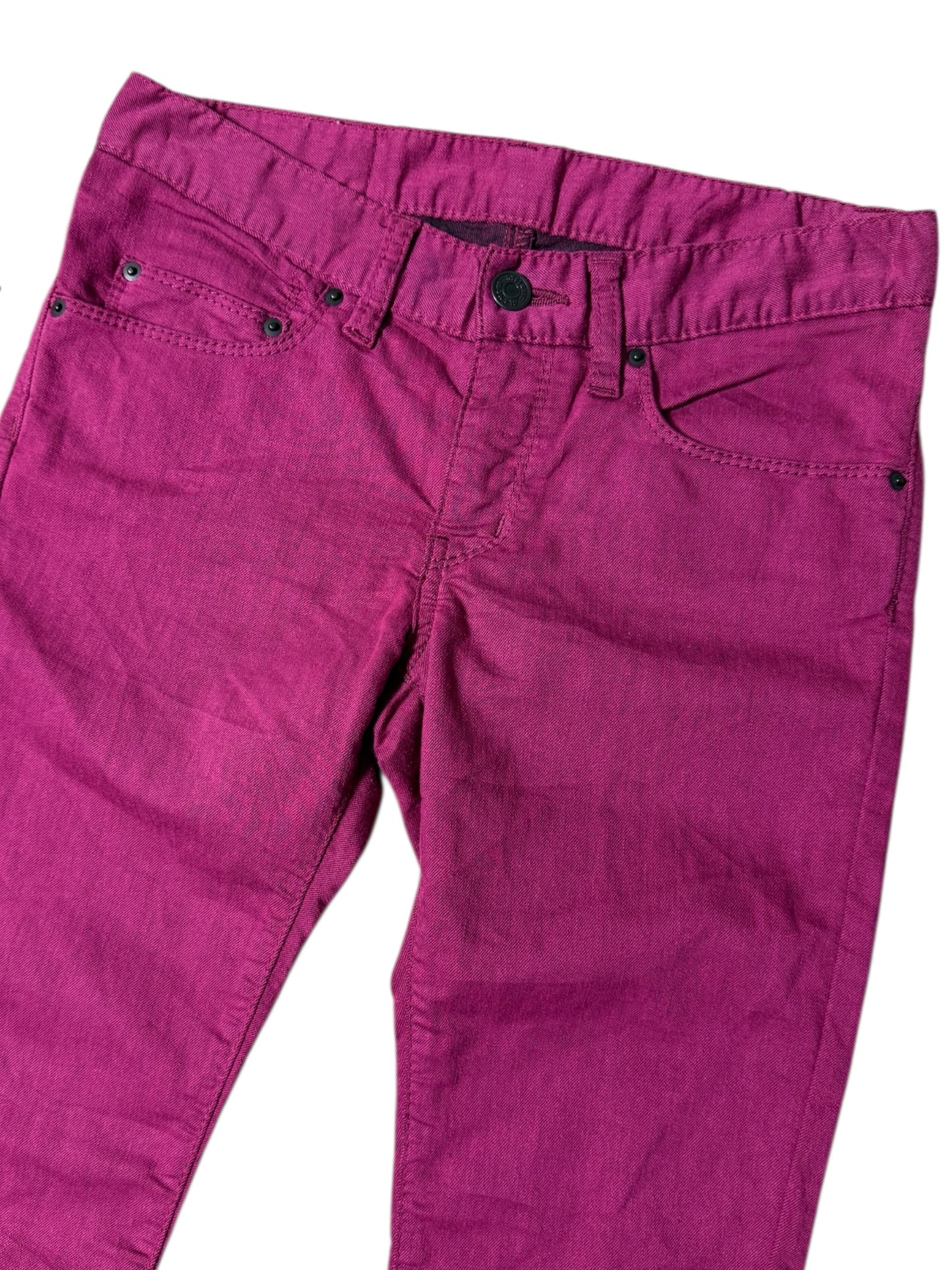 Hysteric Glamour XS Skinny Jeans Fuchsia Pink Low Rise