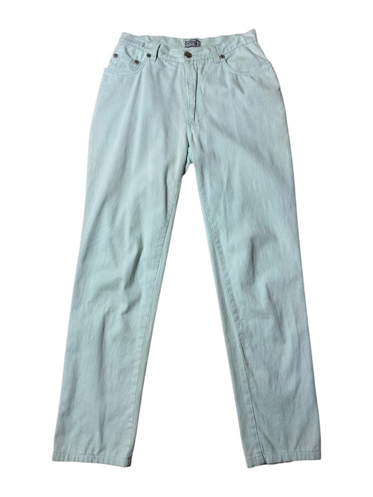 Vintage Late 90s–2000s Versace Classic V2 Mint Denim Jeans Made in Italy