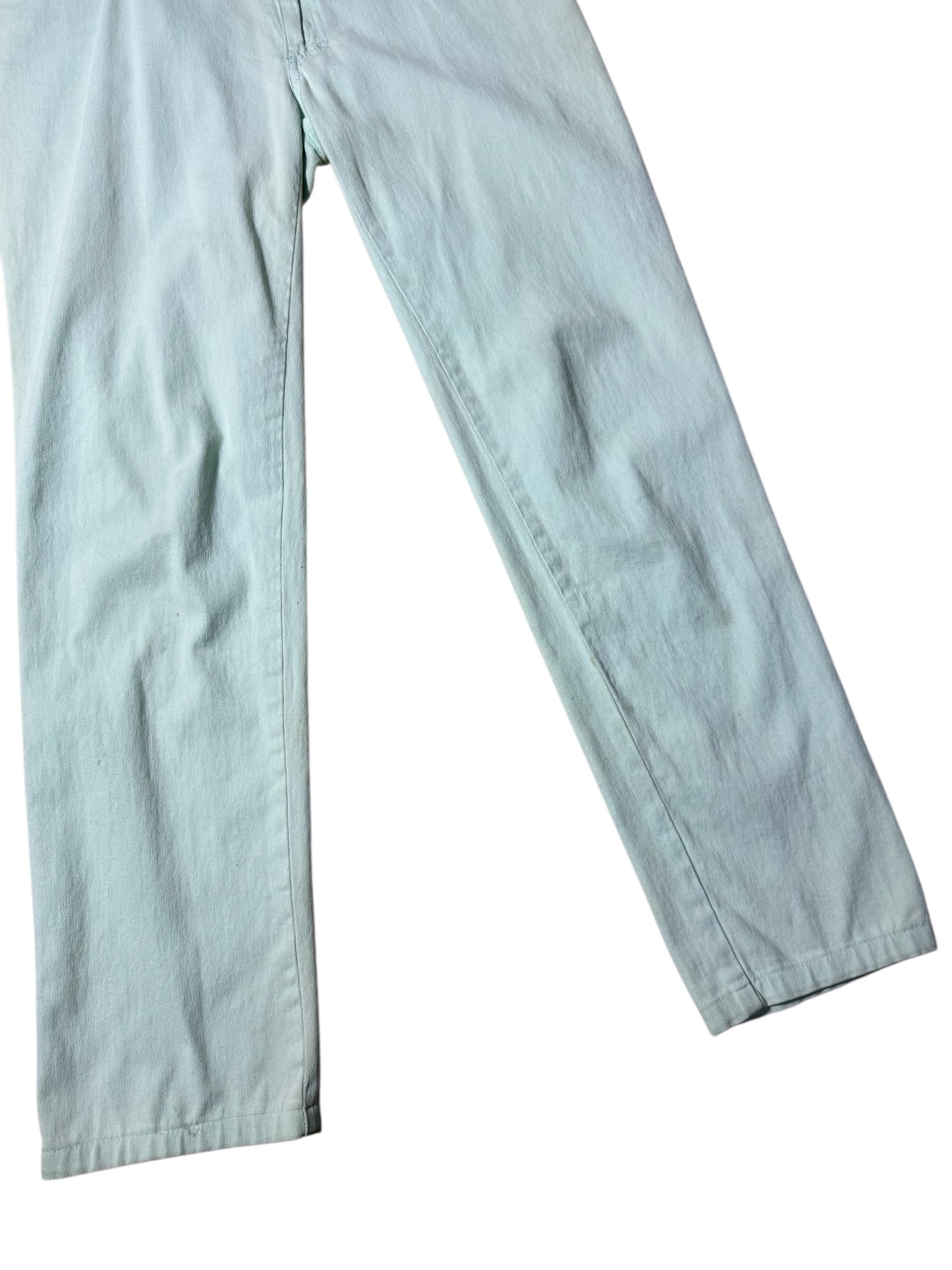 Vintage Late 90s–2000s Versace Classic V2 Mint Denim Jeans Made in Italy