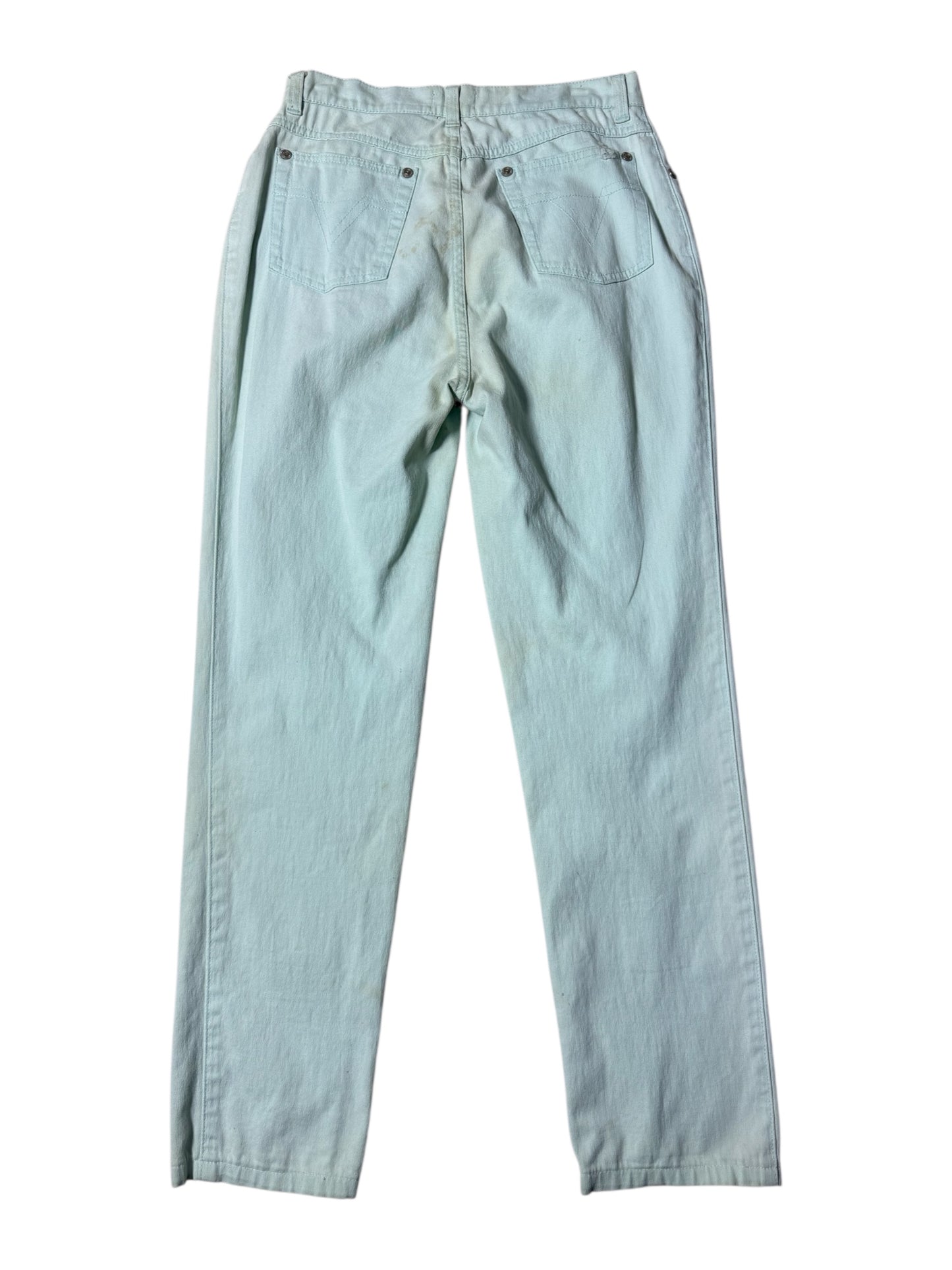 Vintage Late 90s–2000s Versace Classic V2 Mint Denim Jeans Made in Italy