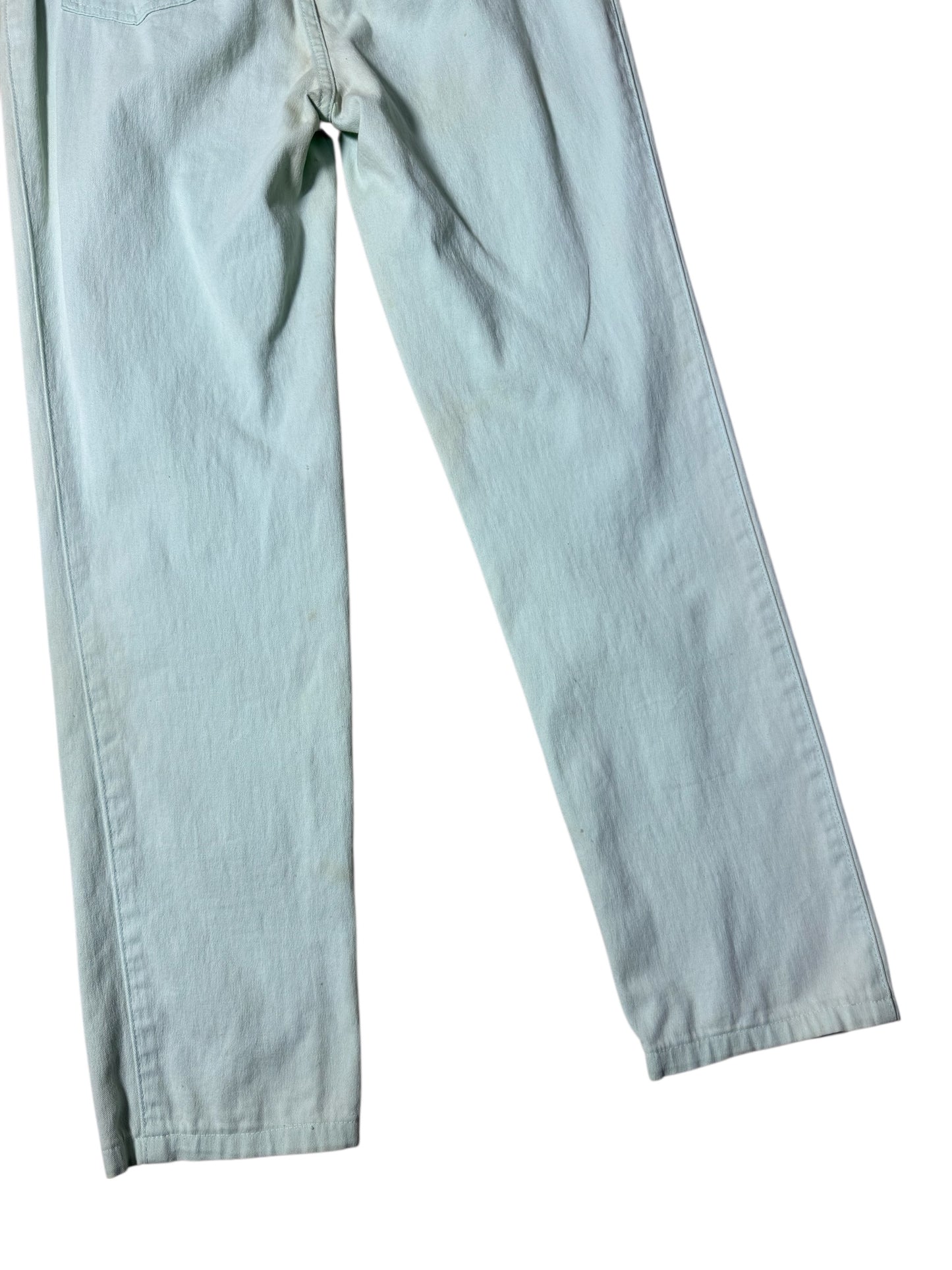 Vintage Late 90s–2000s Versace Classic V2 Mint Denim Jeans Made in Italy