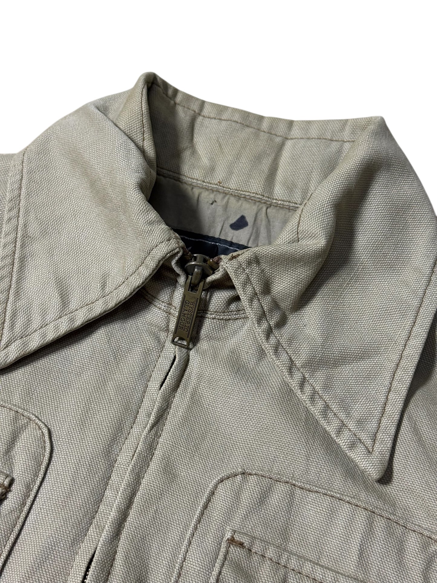 Vintage 2000s Hysteric Heavy Canvas Utility Jacket