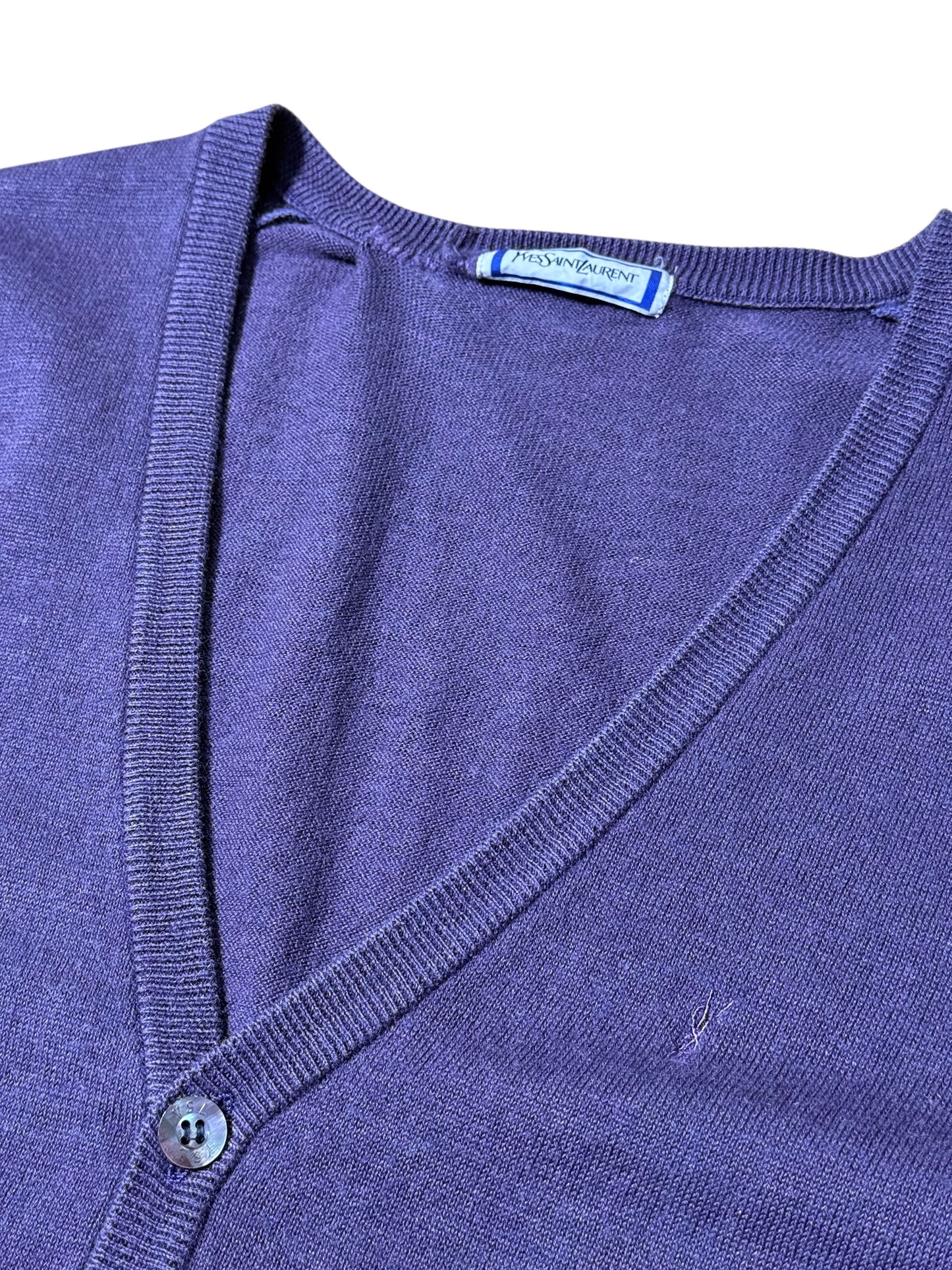 Vintage 1980s–90s YSL Yves Saint Laurent Knit Vest