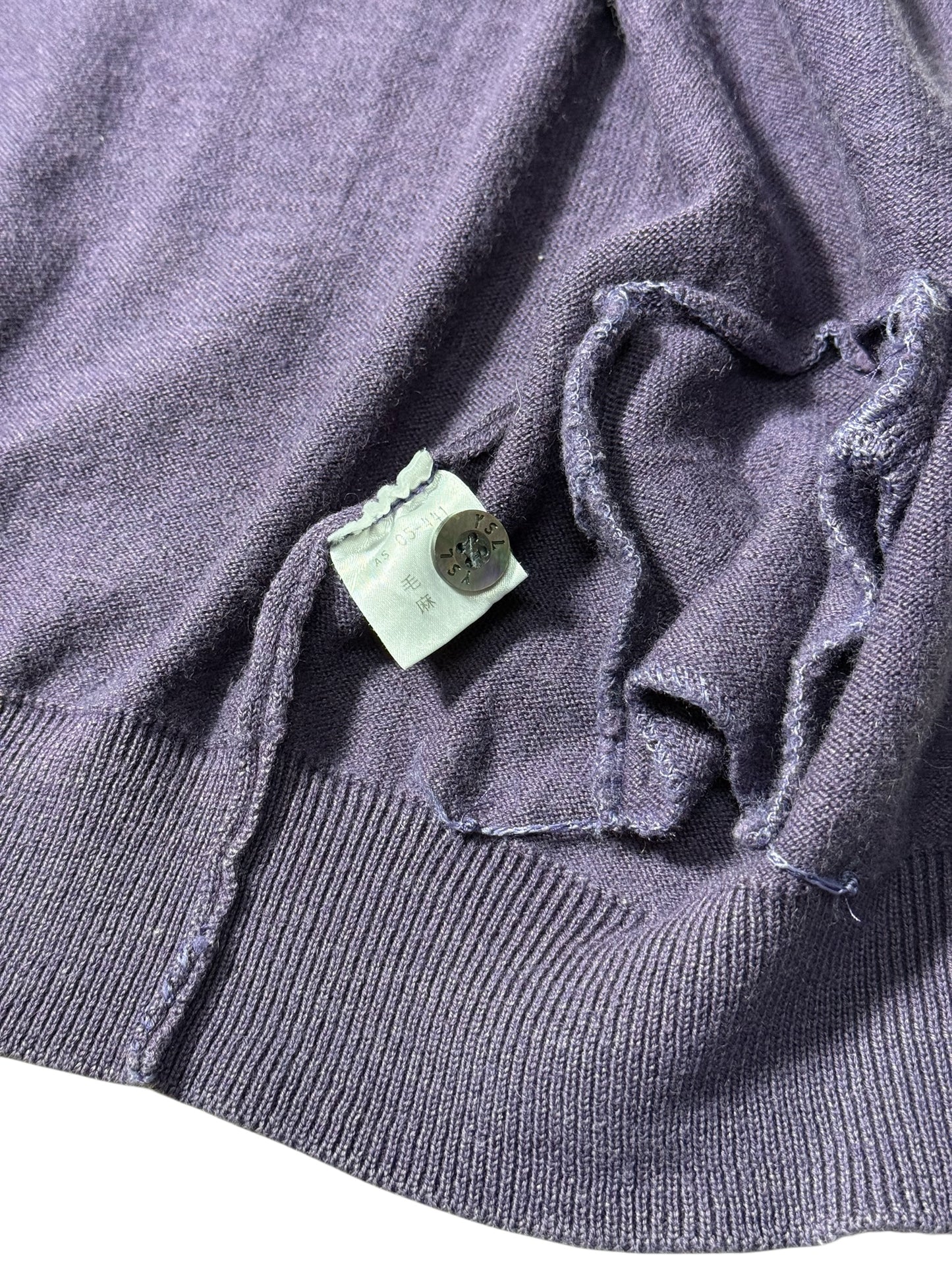 Vintage 1980s–90s YSL Yves Saint Laurent Knit Vest