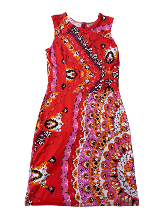 Emilio Pucci Firenze Sleeveless Psychedelic Print Dress