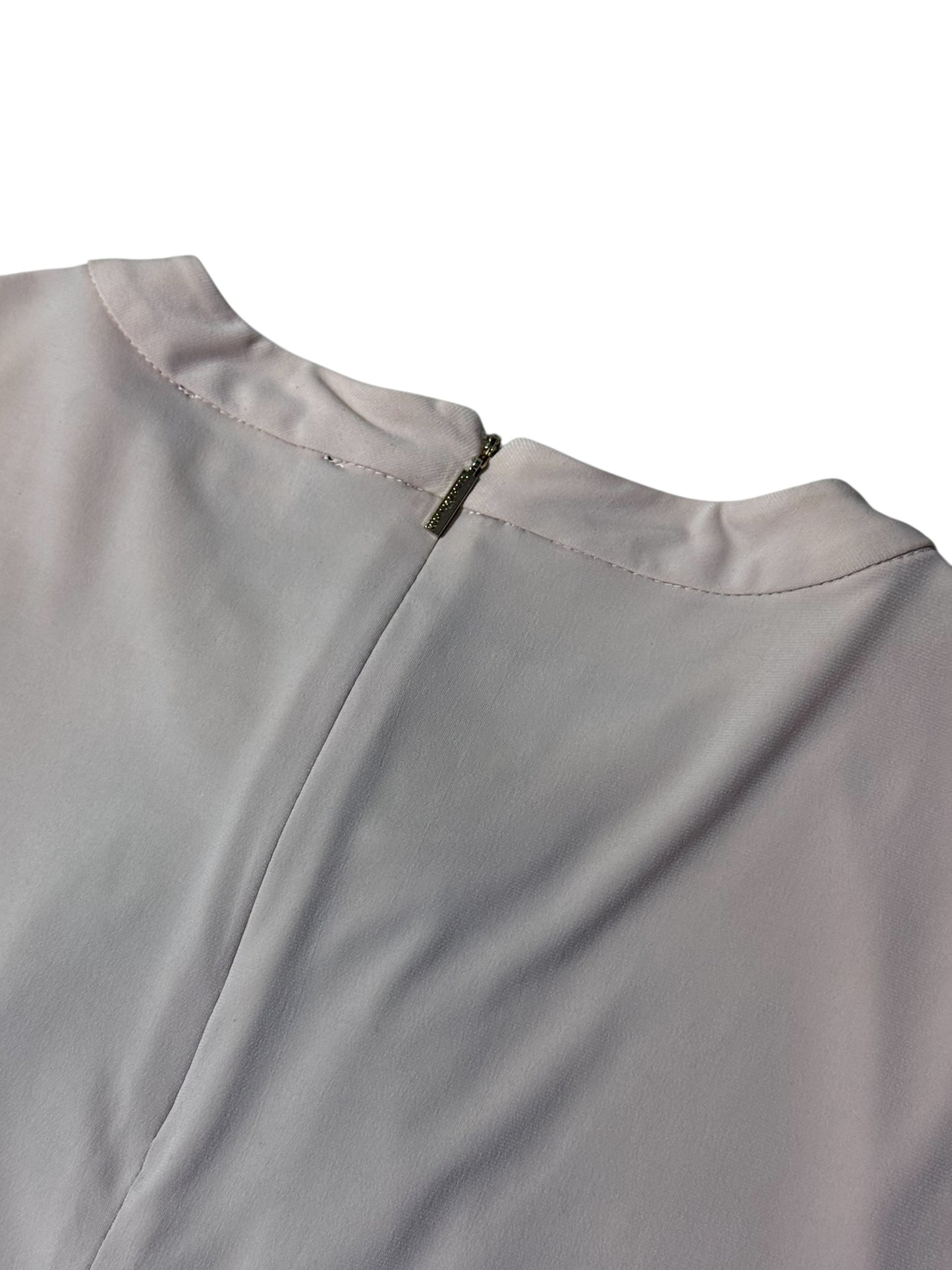 Karl Lagerfeld Paris Sleeveless Bow-Front Blouse – Beige