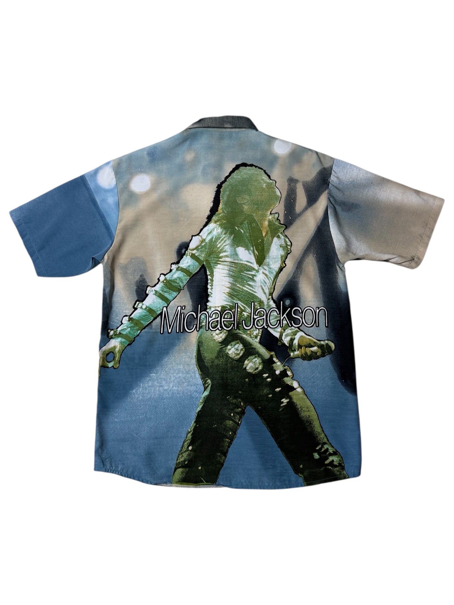 Vintage Michael Jackson Graphic Button-Up Shirt