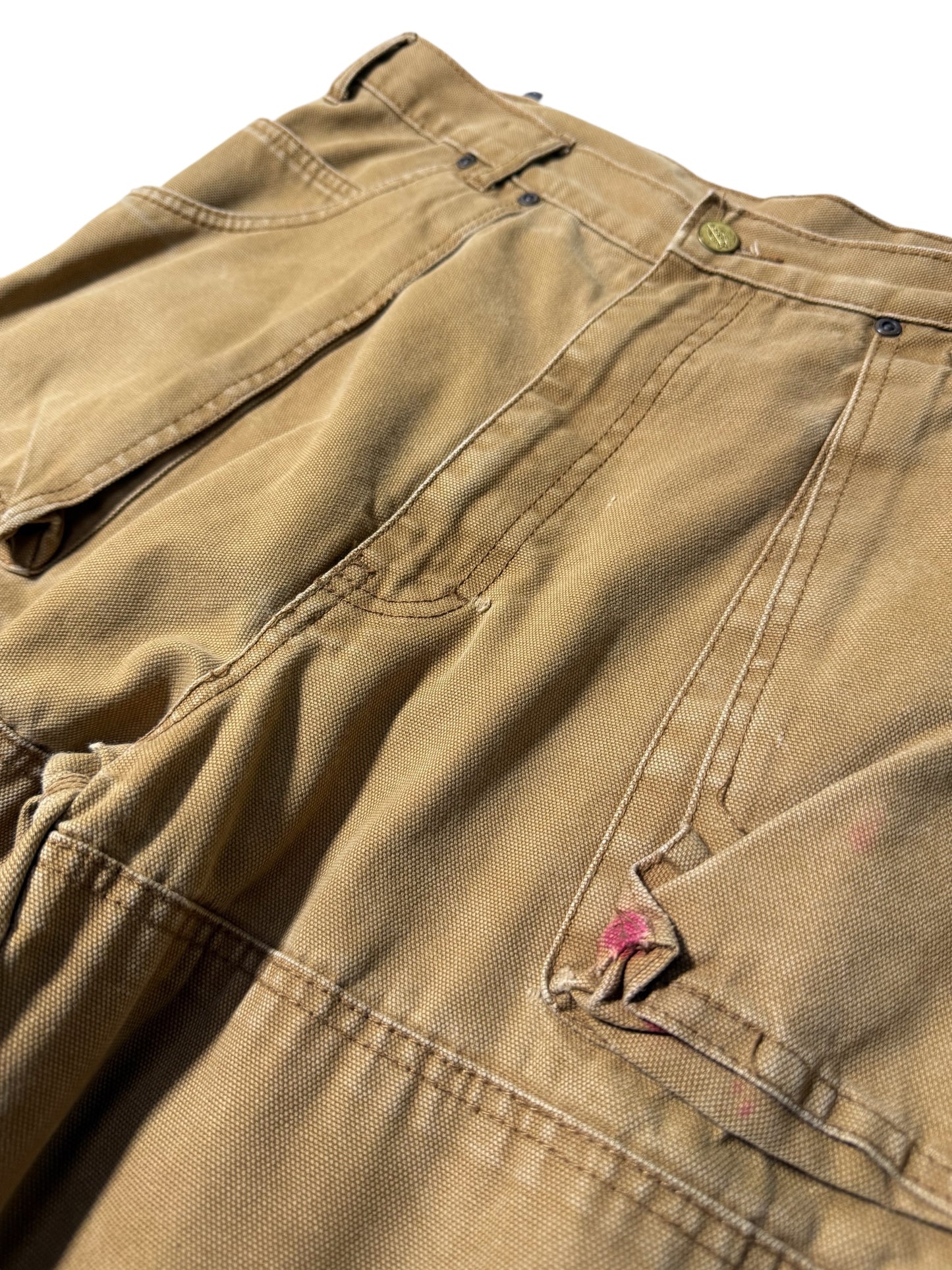 Dickies Double Knee Carpenter Pants Brown Duck Canvas