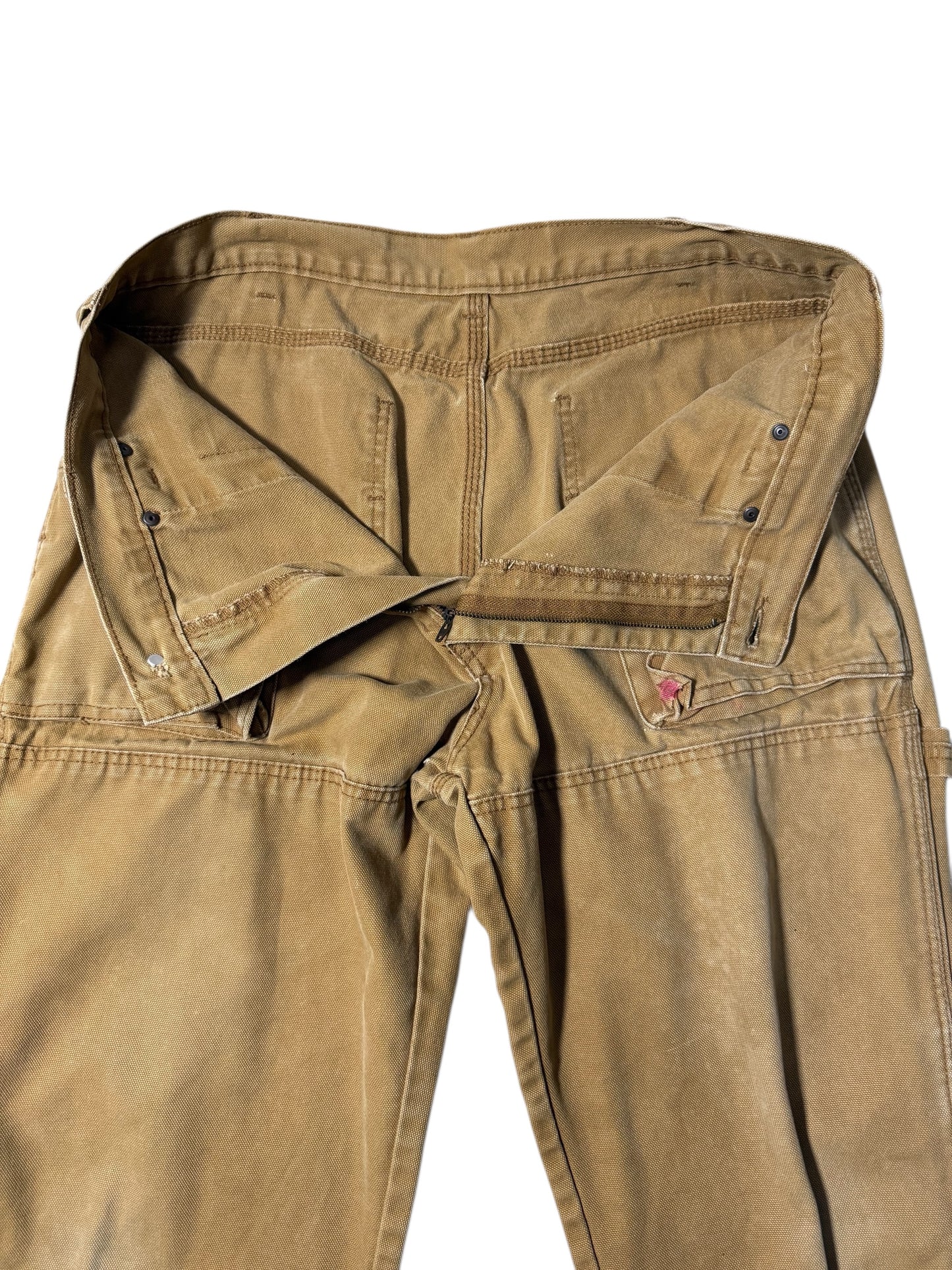 Dickies Double Knee Carpenter Pants Brown Duck Canvas