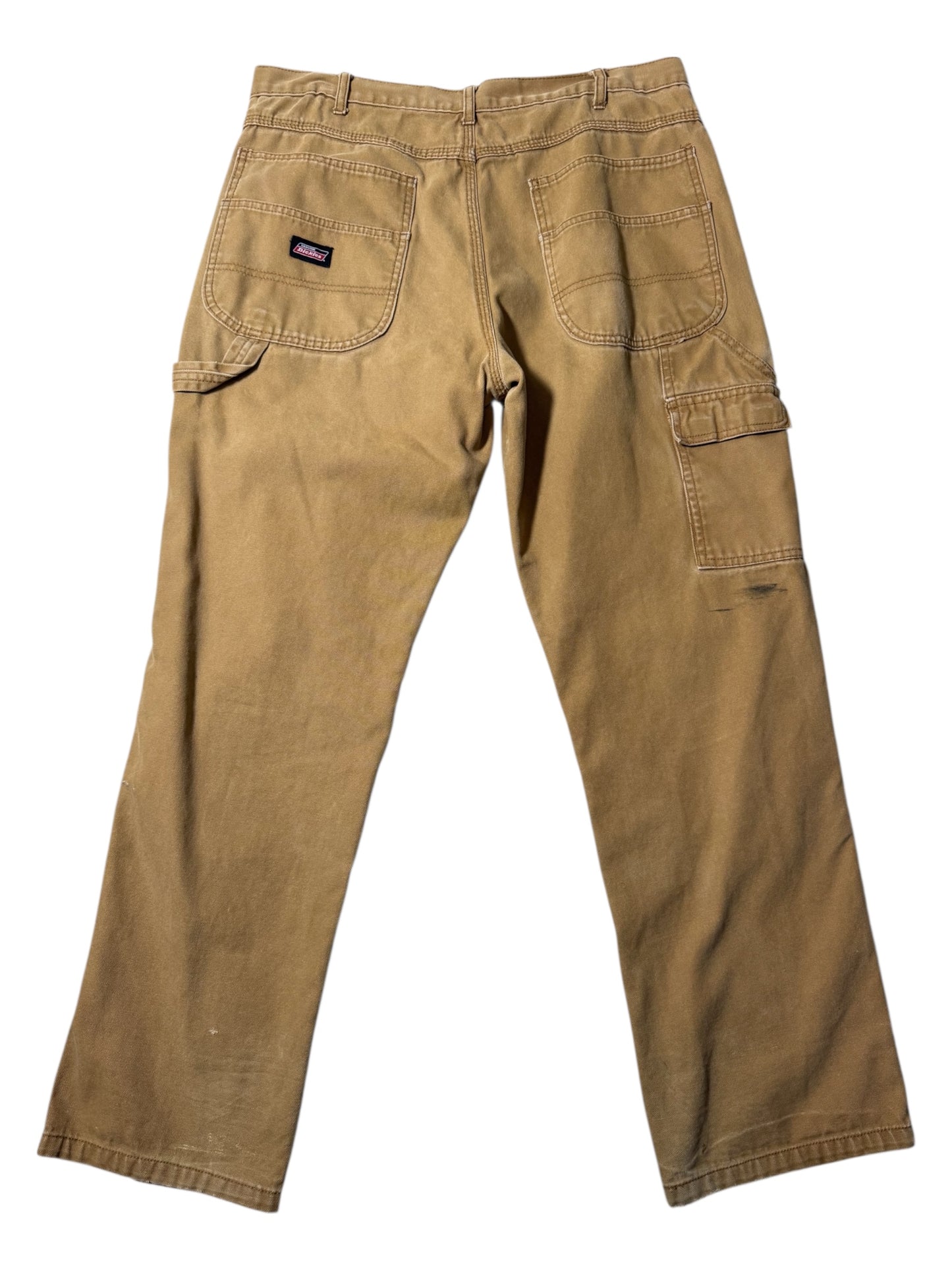 Dickies Double Knee Carpenter Pants Brown Duck Canvas
