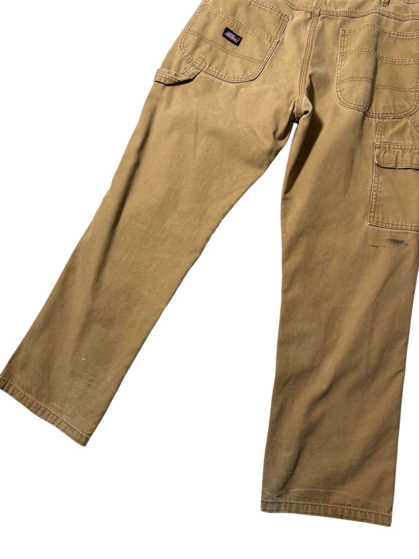 Dickies Double Knee Carpenter Pants Brown Duck Canvas