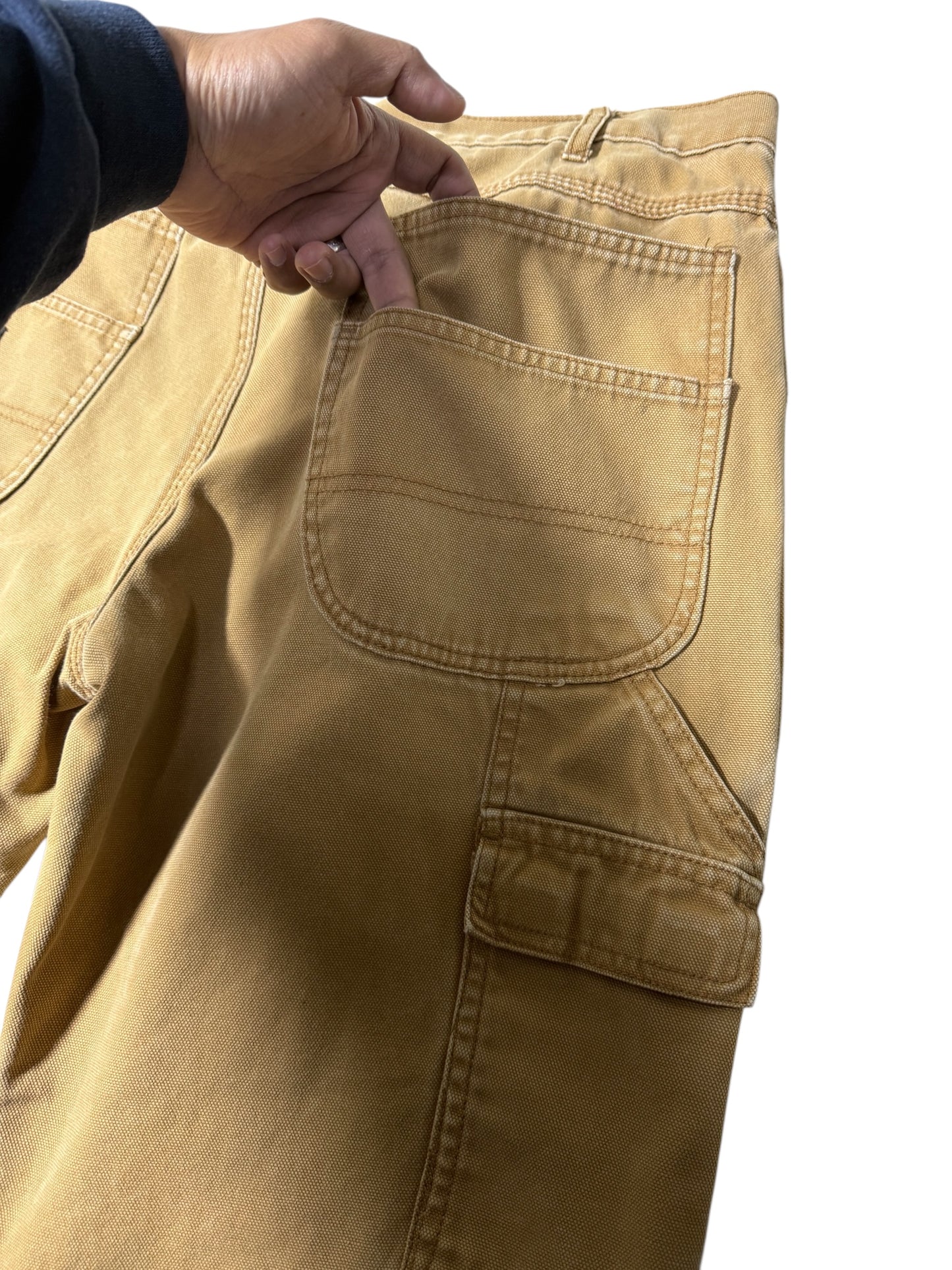 Dickies Double Knee Carpenter Pants Brown Duck Canvas