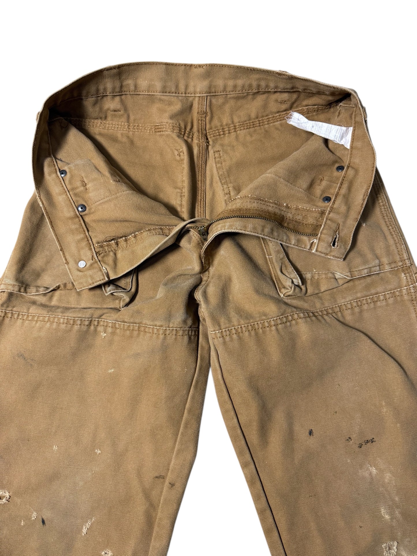 Dickies Carpenter Work Pants Heavy Distressed Paint & Repair Fade