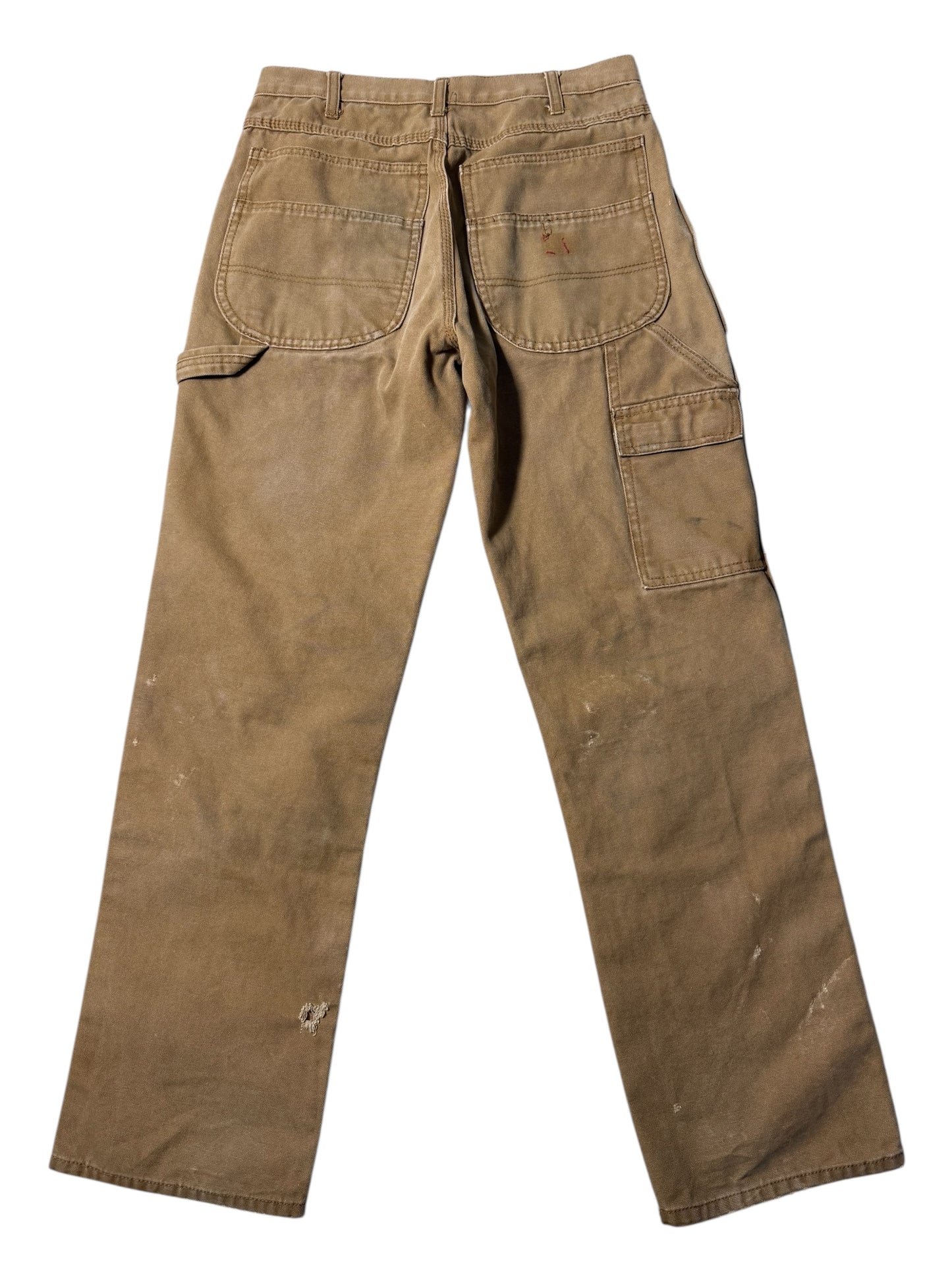 Dickies Carpenter Work Pants Heavy Distressed Paint & Repair Fade
