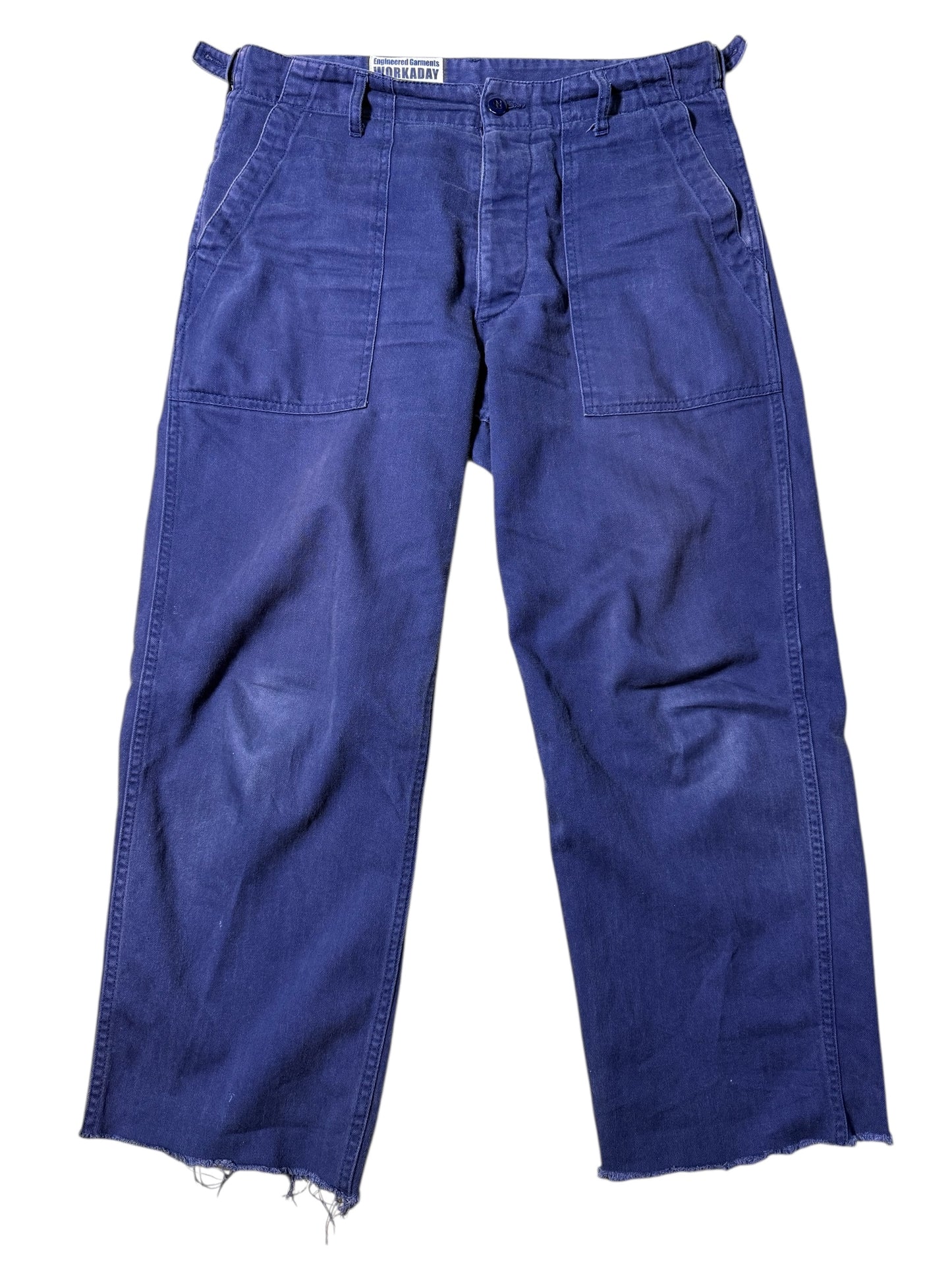 Engineered Garments Workaday HBT Fatigue Pants Indigo Blue
