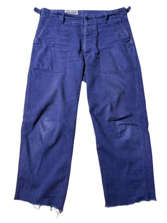 Engineered Garments Workaday HBT Fatigue Pants Indigo Blue