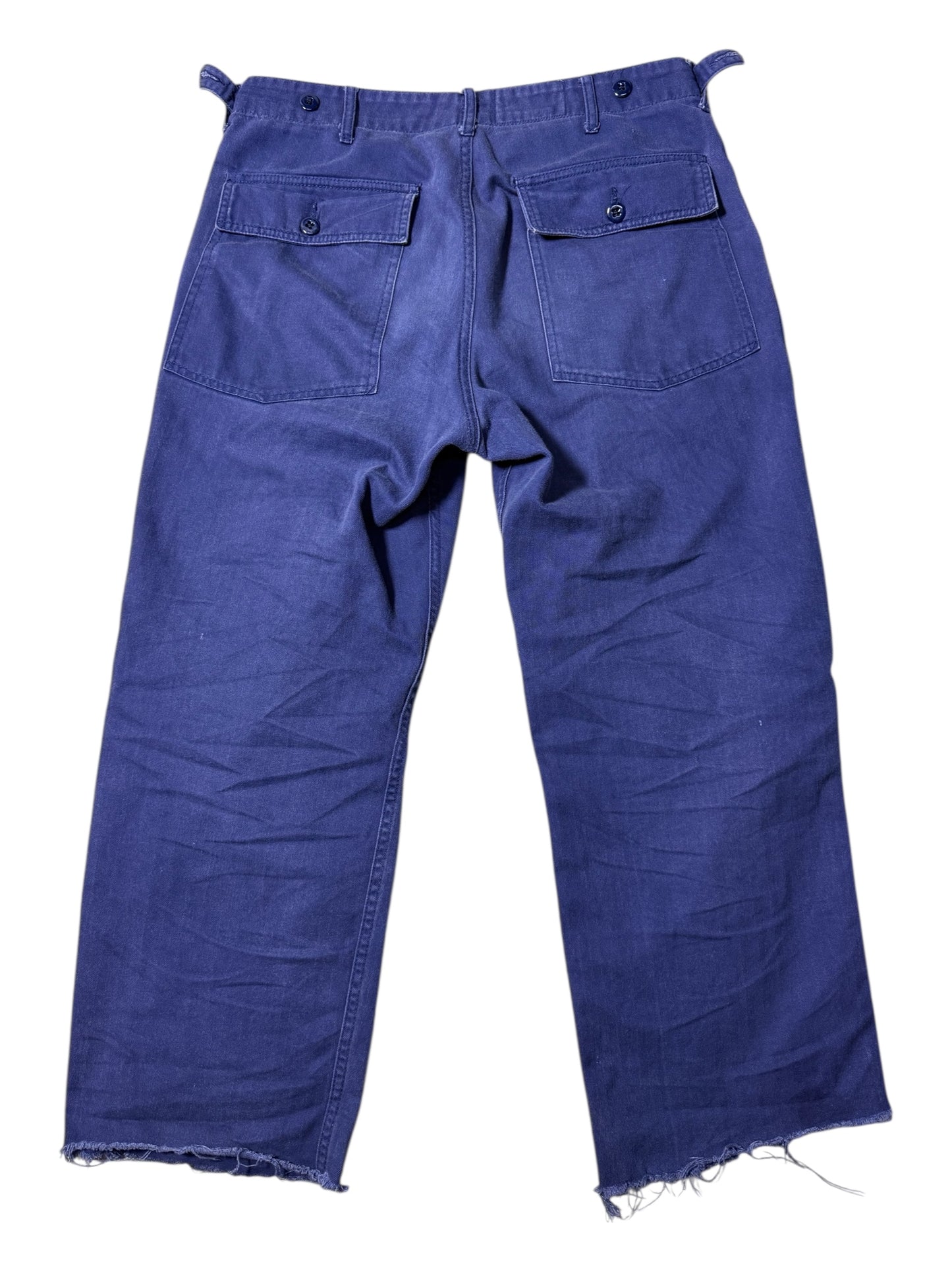 Engineered Garments Workaday HBT Fatigue Pants Indigo Blue