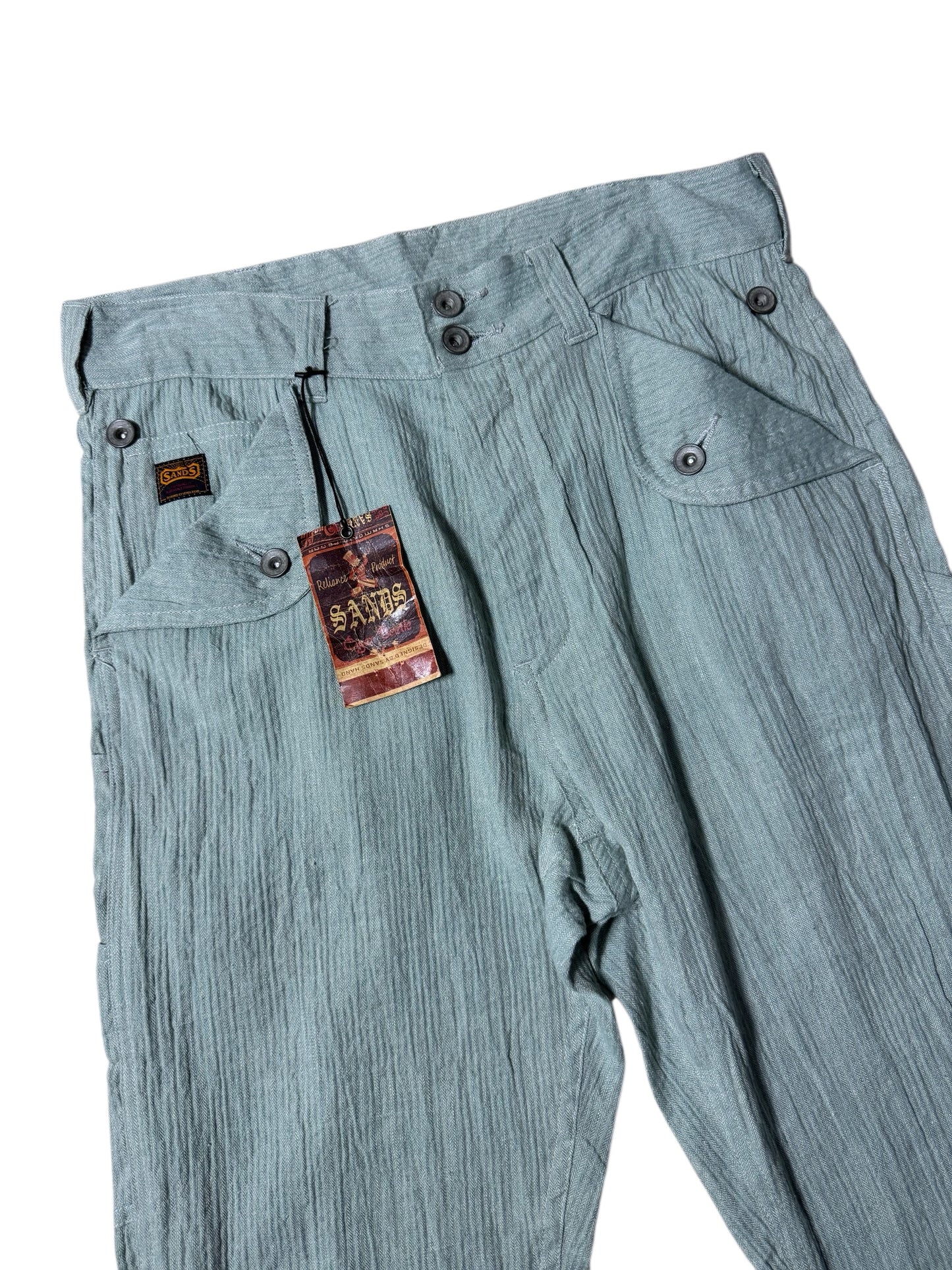 SANDS Japan Crinkle Textured Wide Work Pants