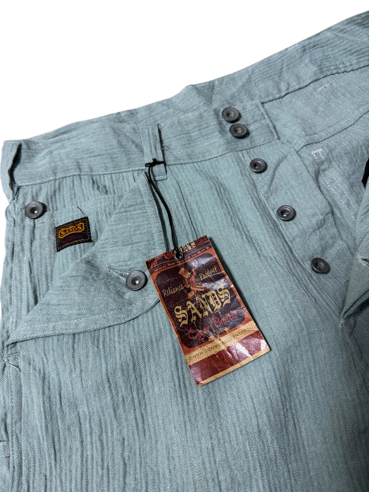 SANDS Japan Crinkle Textured Wide Work Pants