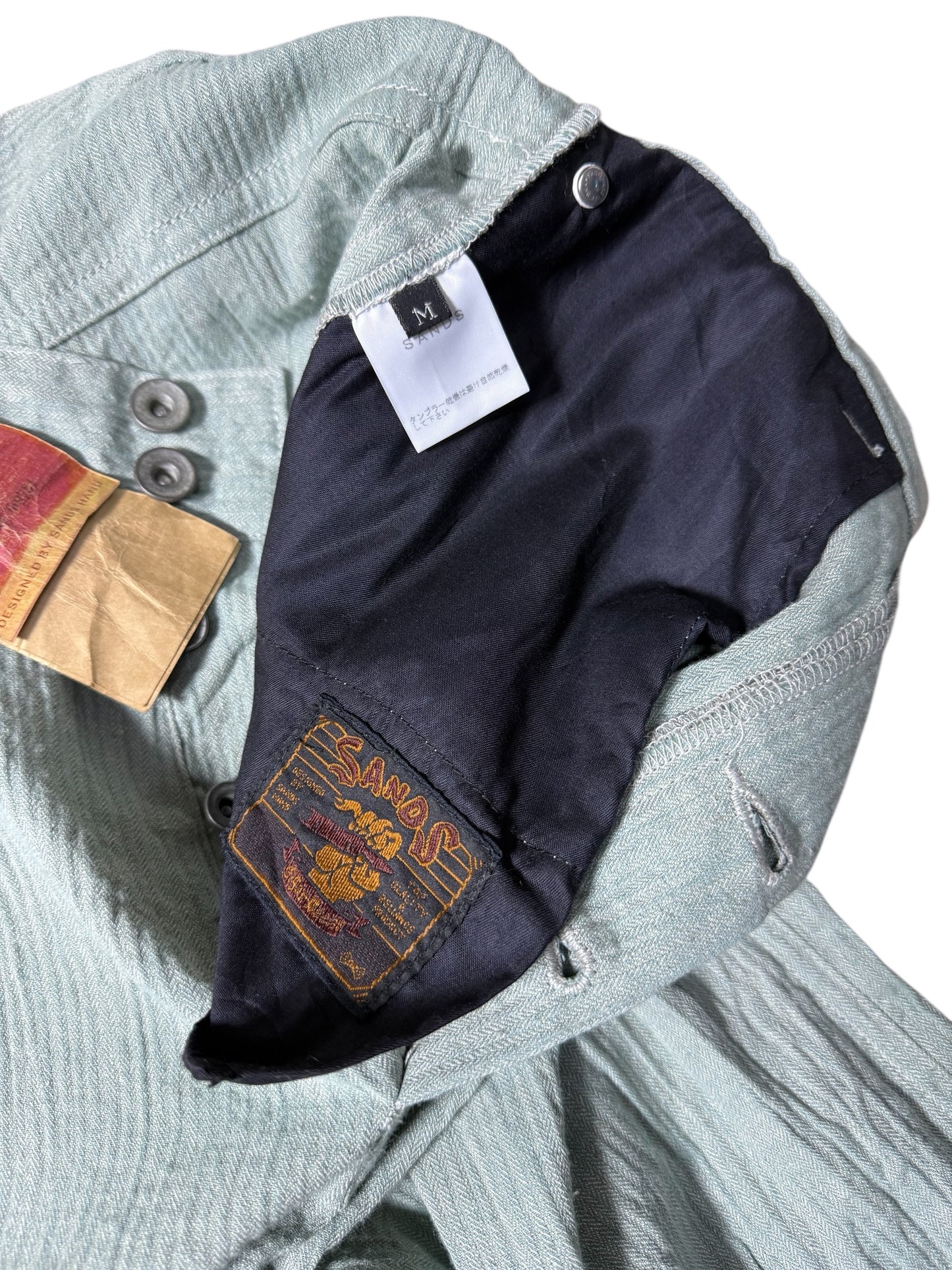 SANDS Japan Crinkle Textured Wide Work Pants