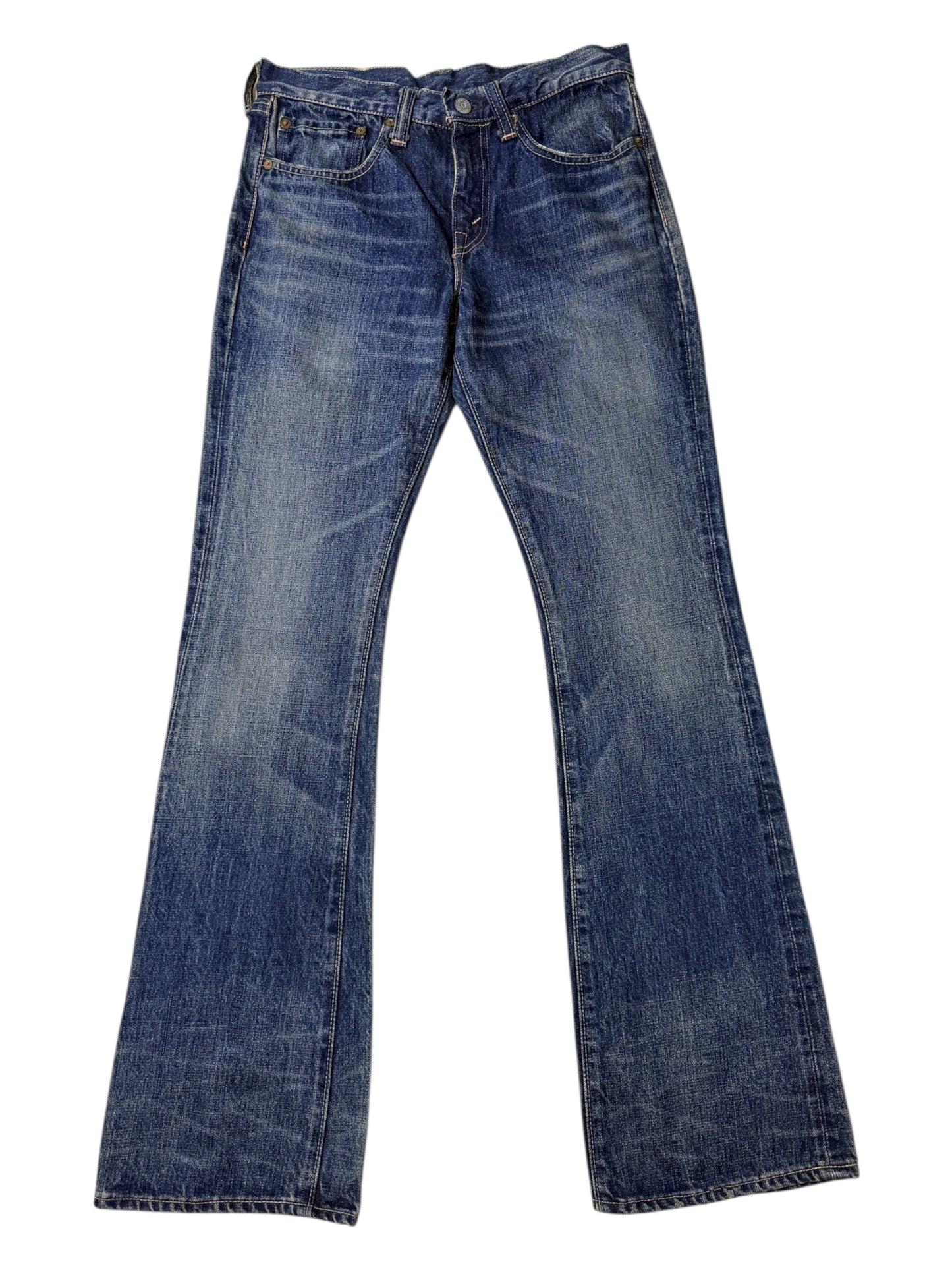 Sugar Cane Lot 321 Vintage Denim Jeans Flare Cut