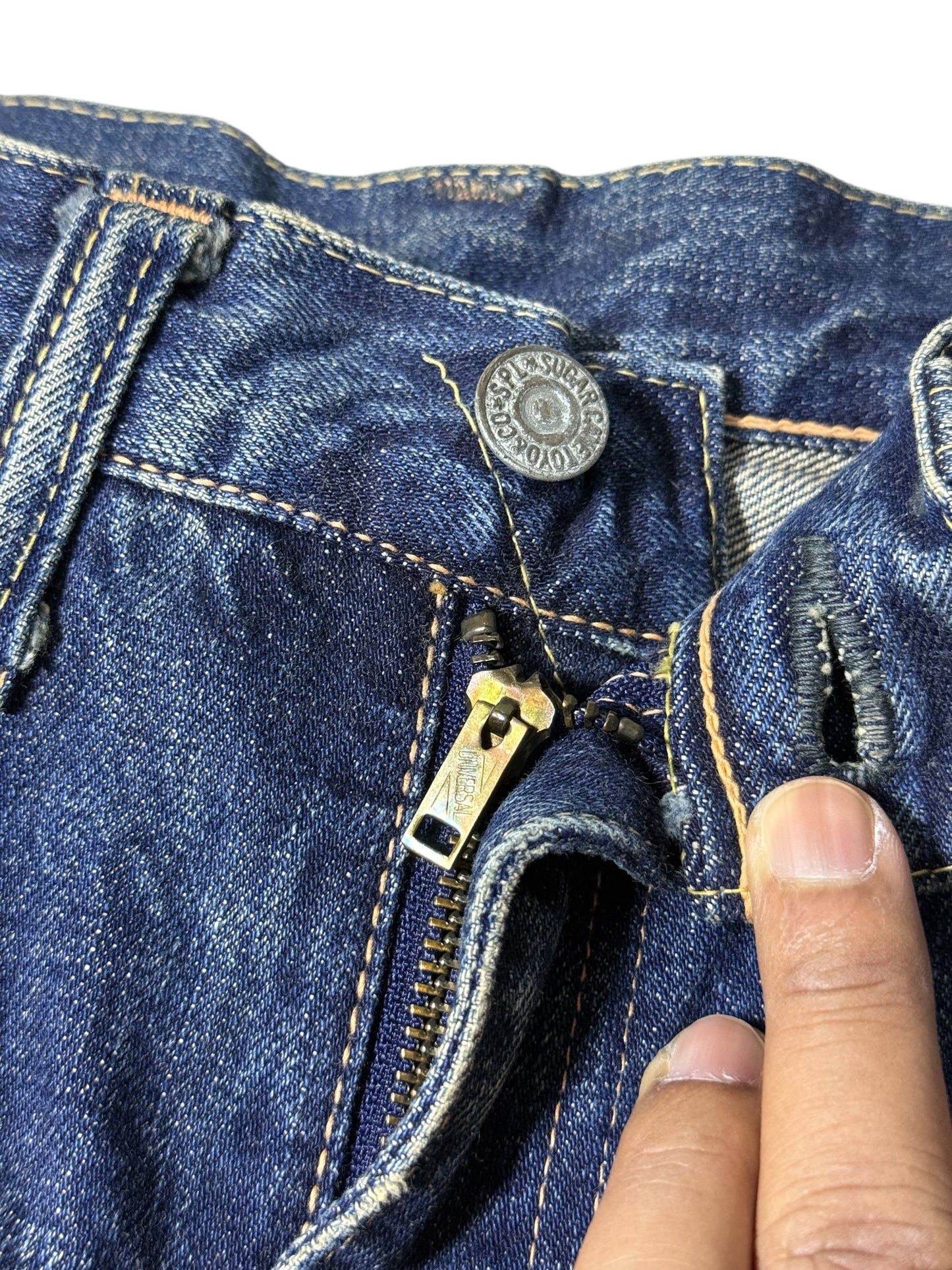 Sugar Cane Lot 321 Vintage Denim Jeans Flare Cut