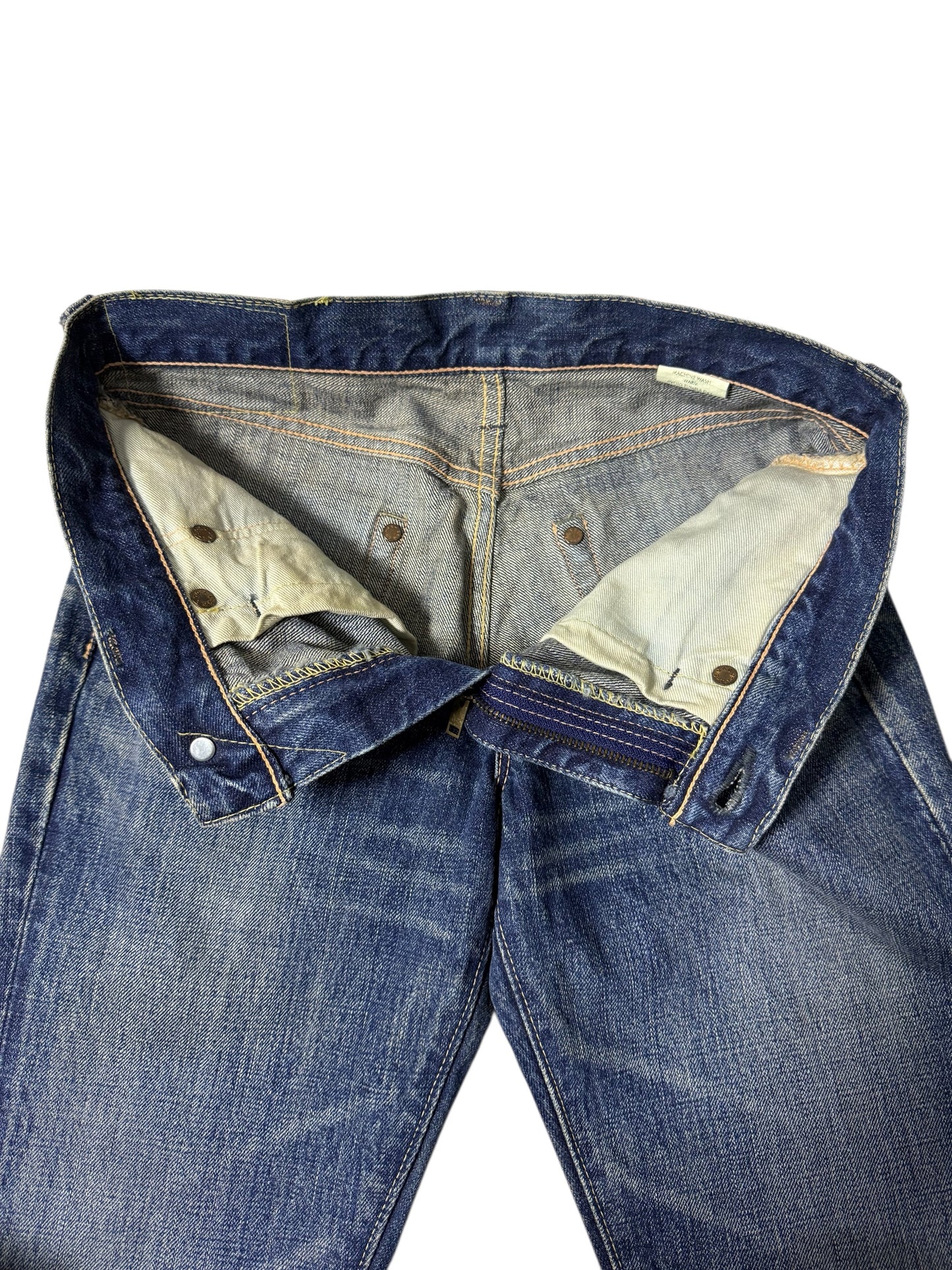 Sugar Cane Lot 321 Vintage Denim Jeans Flare Cut