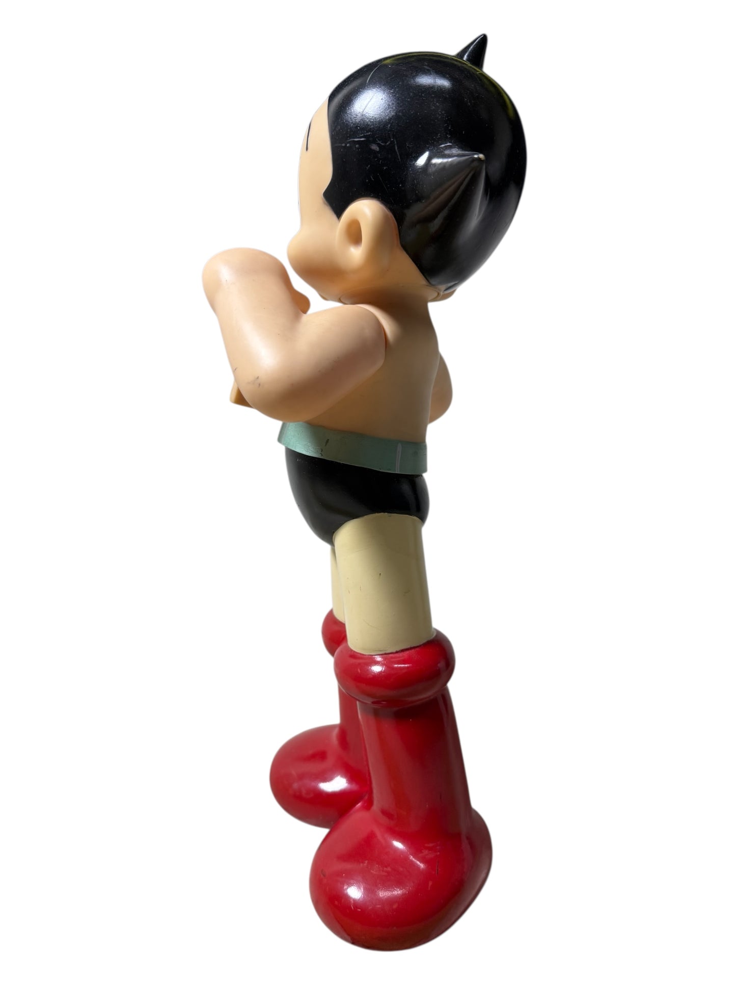 Vintage Astro Boy Billiken Shokai 14” Open-Chest Vinyl Figure Japan Made
