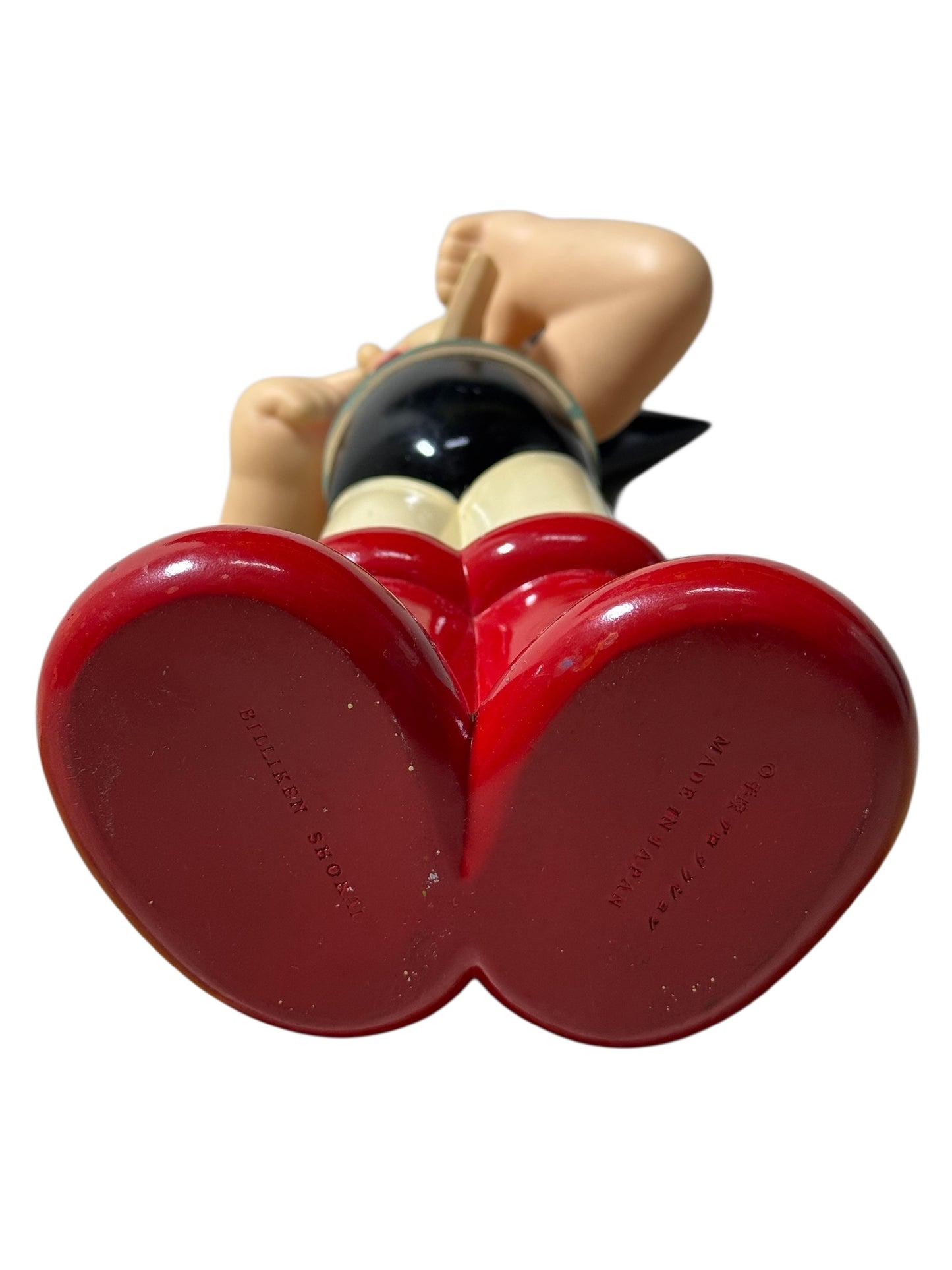 Vintage Astro Boy Billiken Shokai 14” Open-Chest Vinyl Figure Japan Made