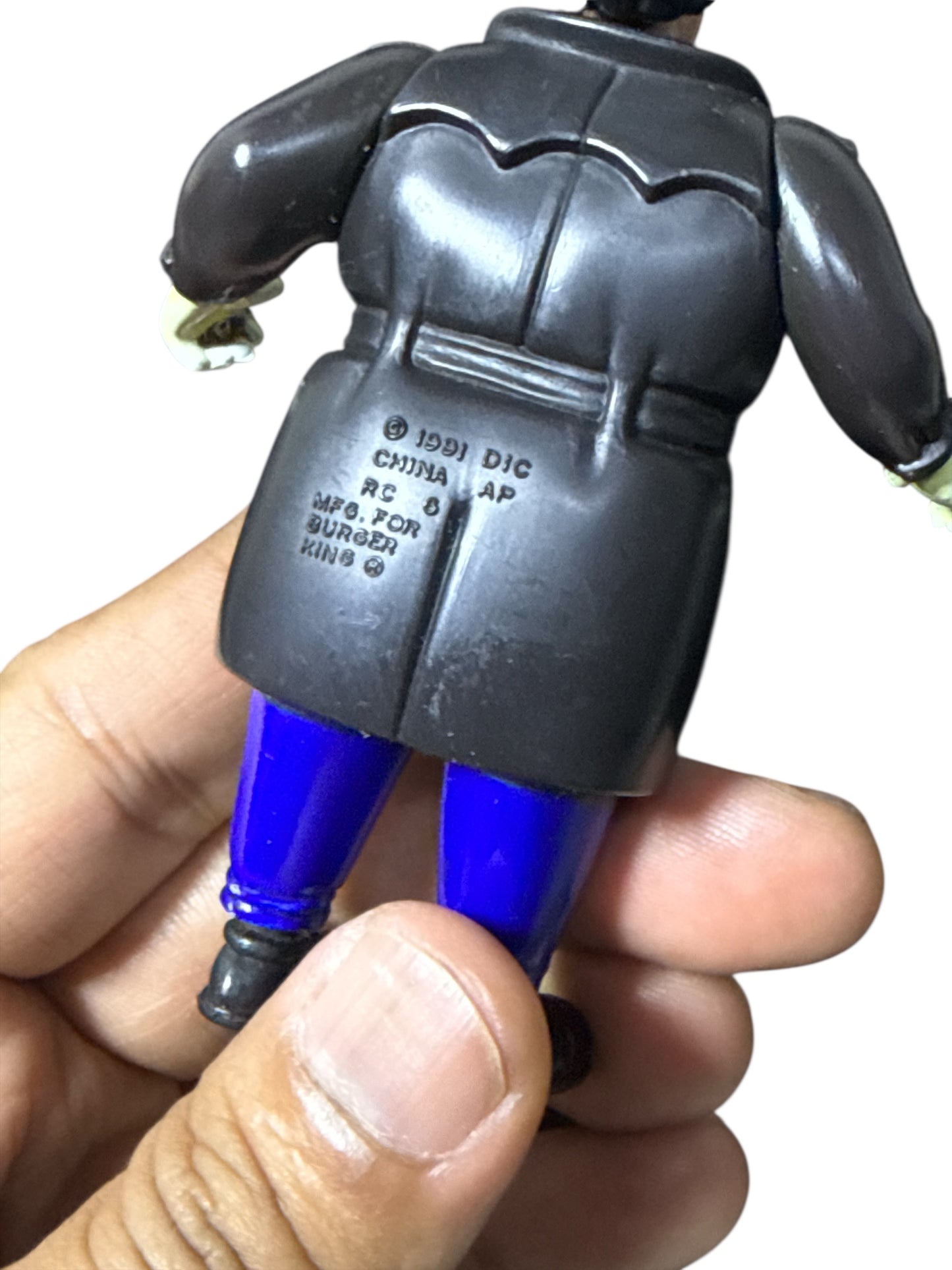 Vintage 1991 Burger King Inspector Gadget Figure Extendable Head & Legs