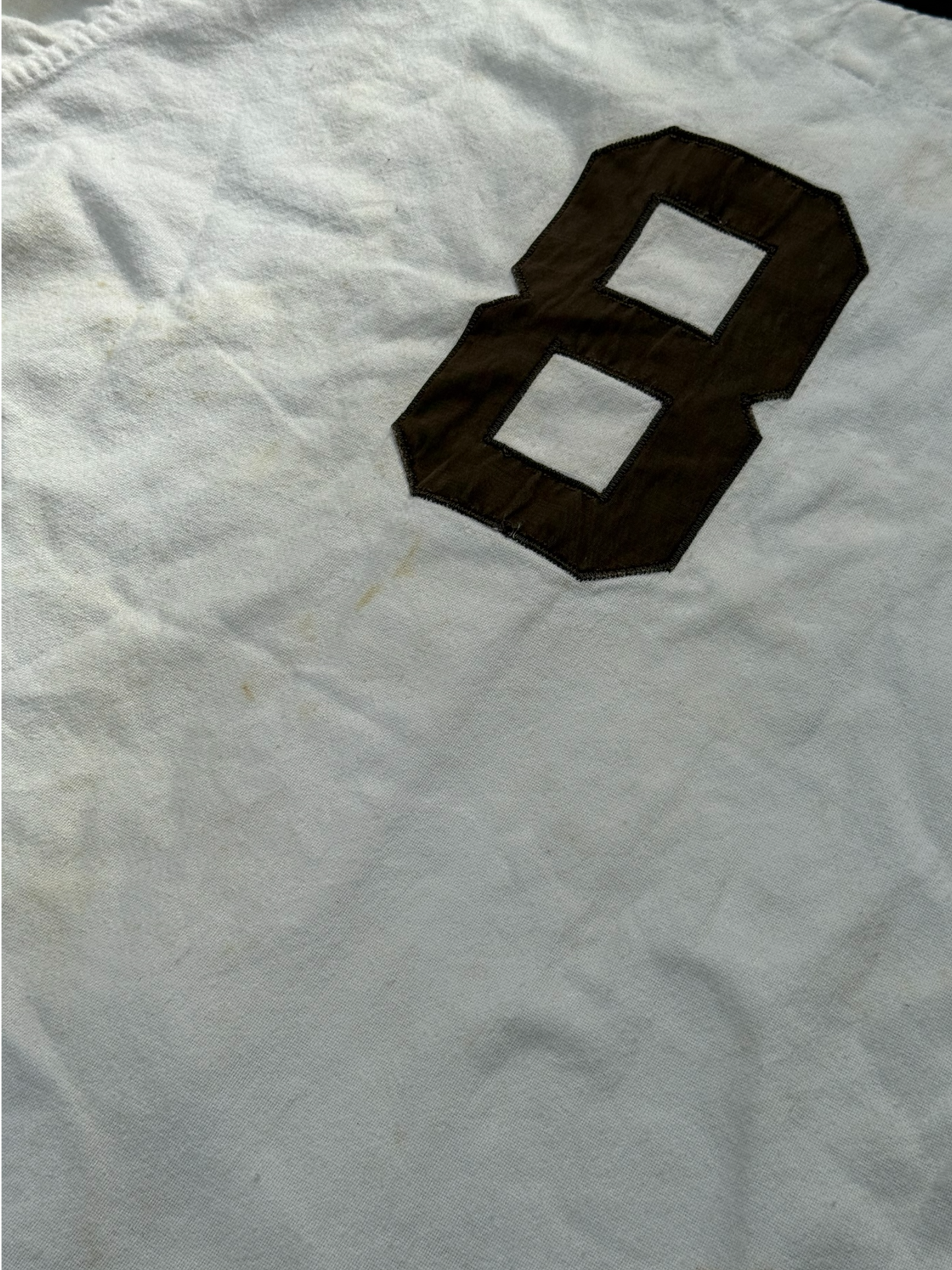 Vintage 1950s–60s Harley Davidson Rawlings Baseball Jersey–Heath Felt Lettering Made in USA