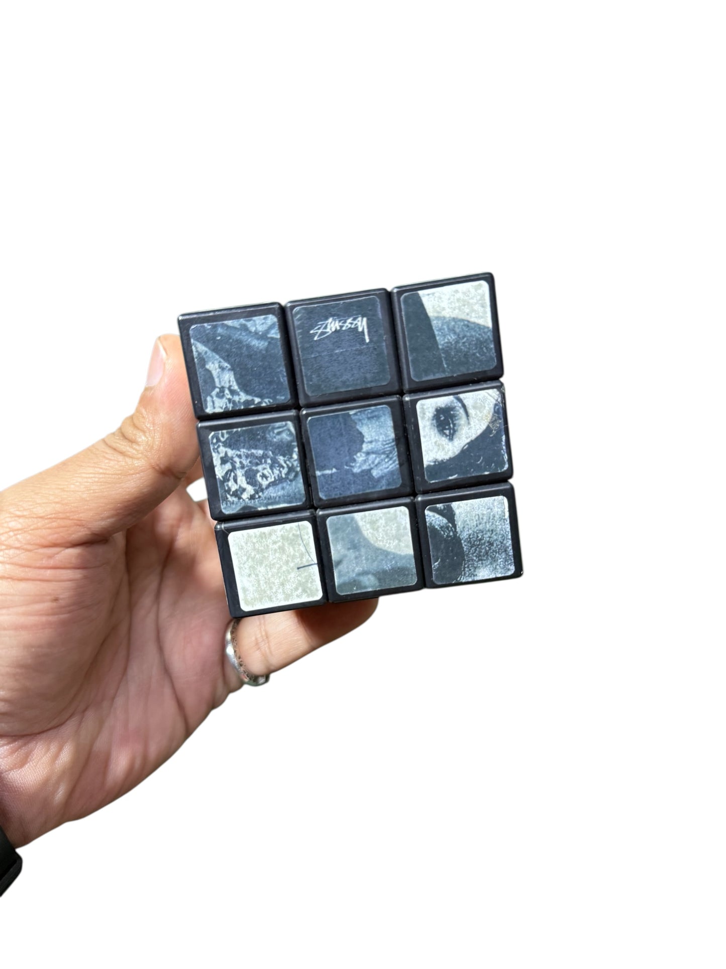 Vintage Stüssy Graphic Rubik Cube Streetwear Promo Puzzle
