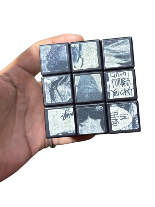 Vintage Stüssy Graphic Rubik Cube Streetwear Promo Puzzle