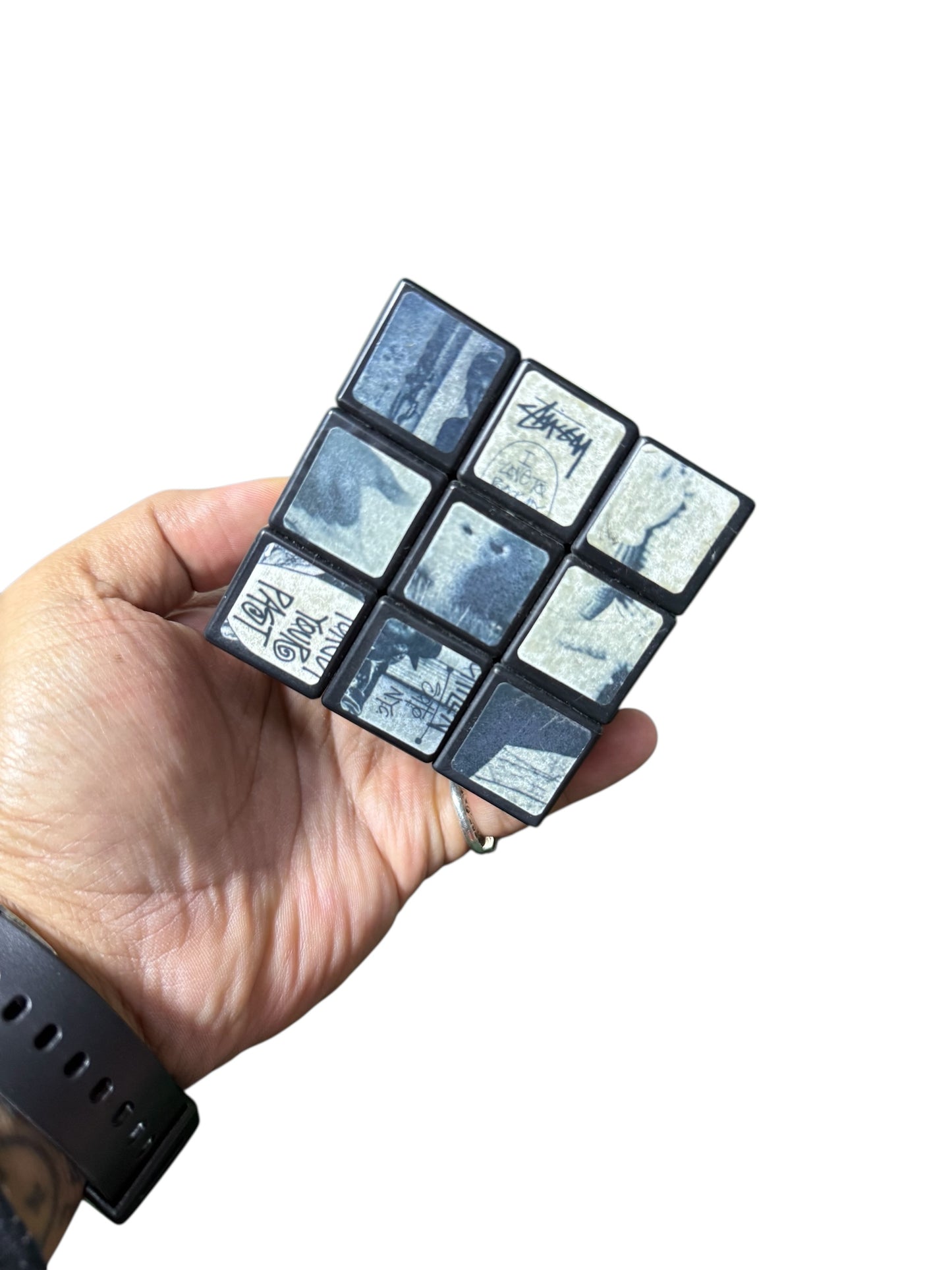 Vintage Stüssy Graphic Rubik Cube Streetwear Promo Puzzle