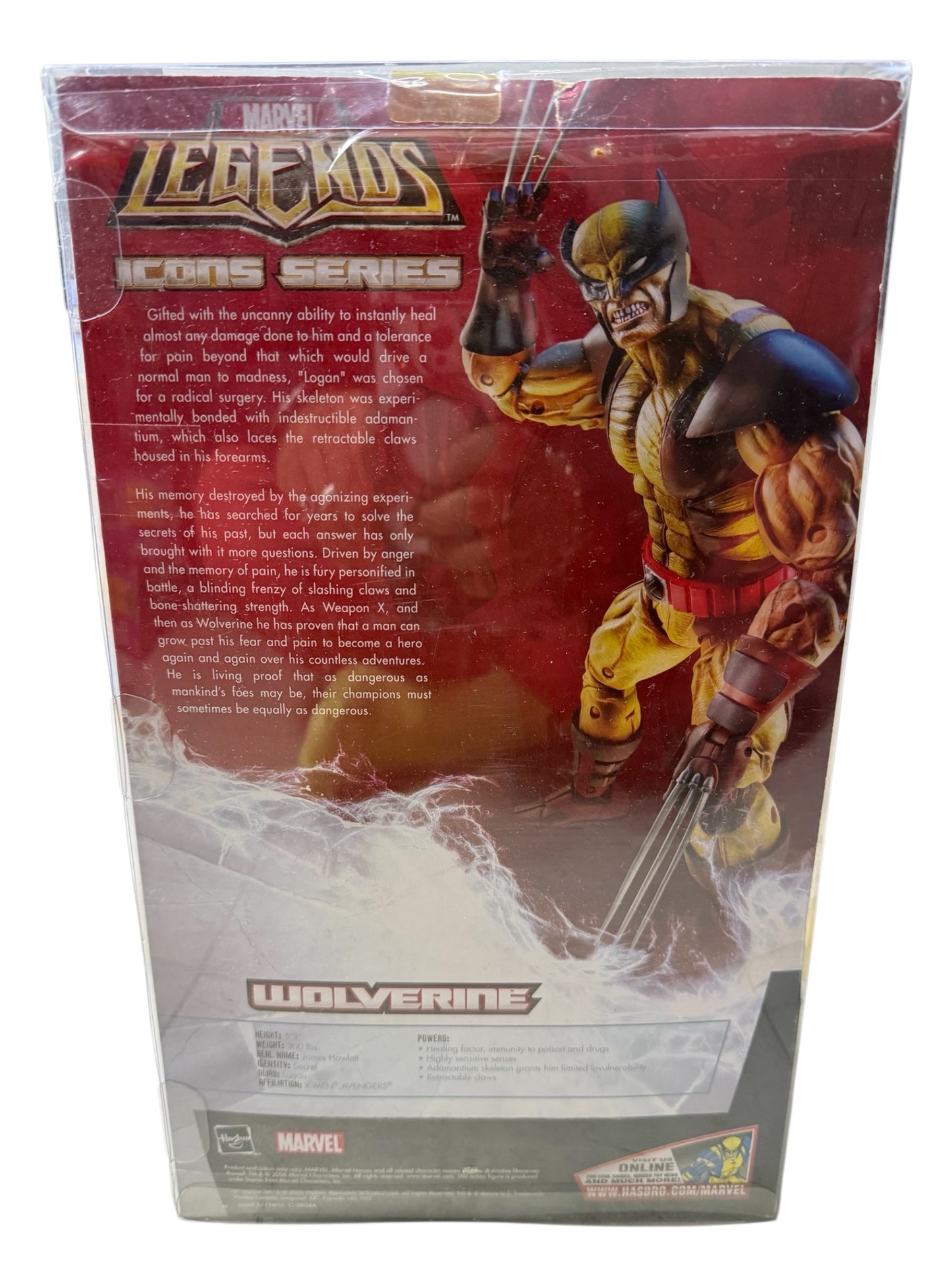 Marvel Legends Icons Series Wolverine (Logan) 12” Sealed