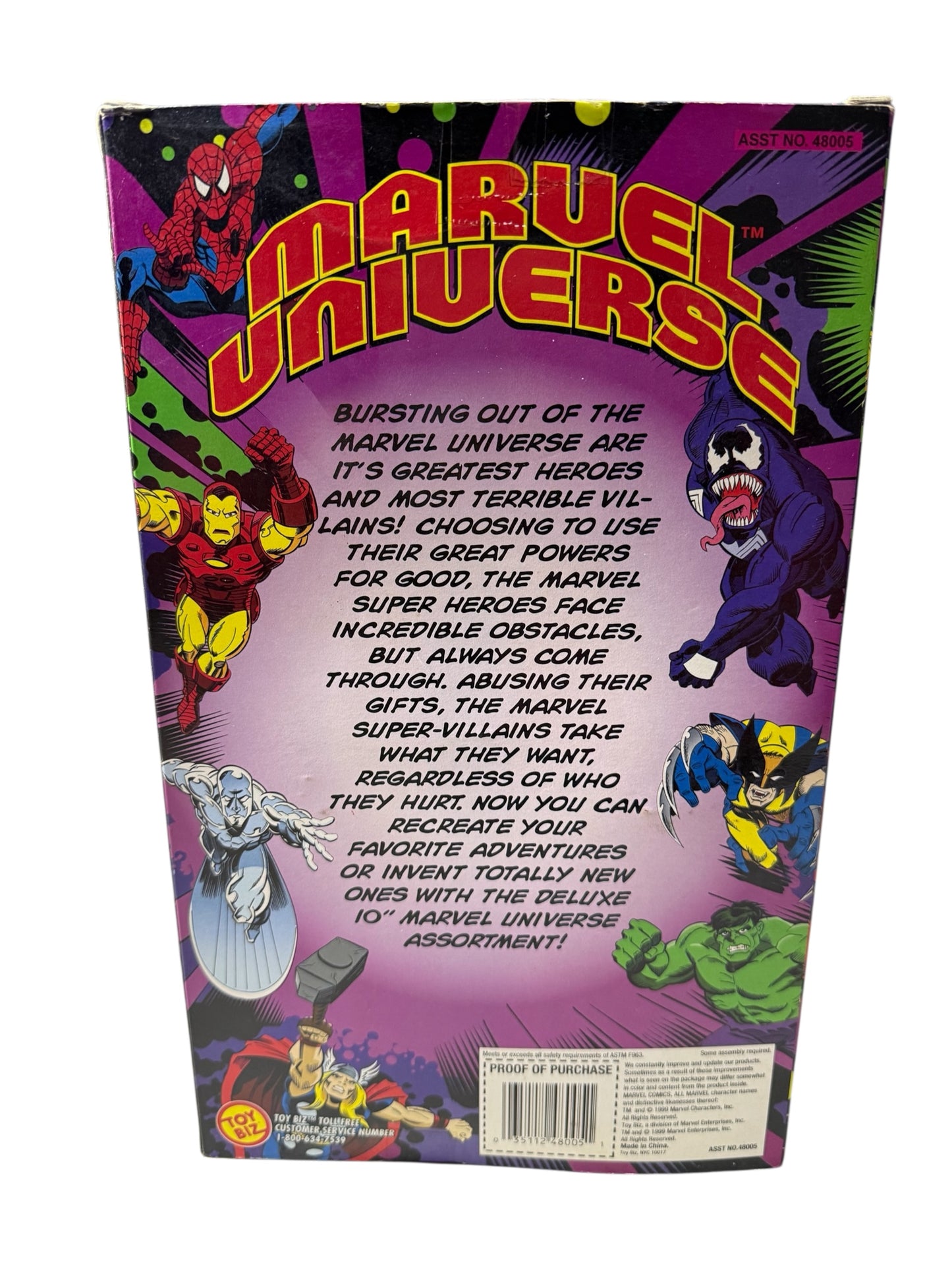 90s ToyBiz Marvel Universe Wolverine 10” – Sealed