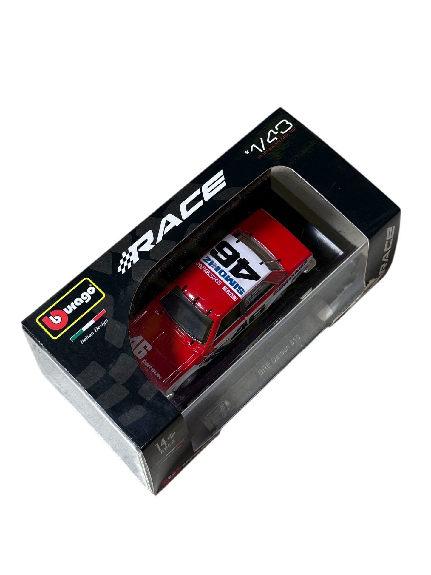 Bburago 1:43 BRE Datsun 510 Race Series Sealed