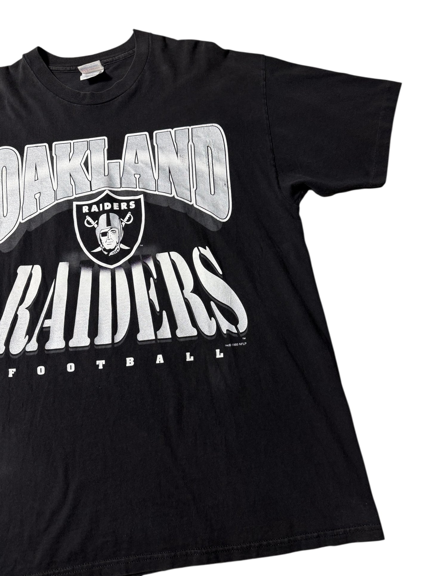 Vintage 90s Oakland Raiders NFL T-Shirt 1995 NFLP
