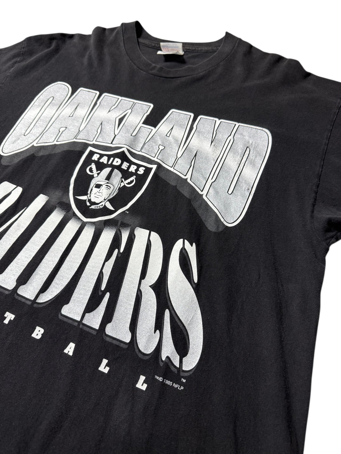Vintage 90s Oakland Raiders NFL T-Shirt 1995 NFLP