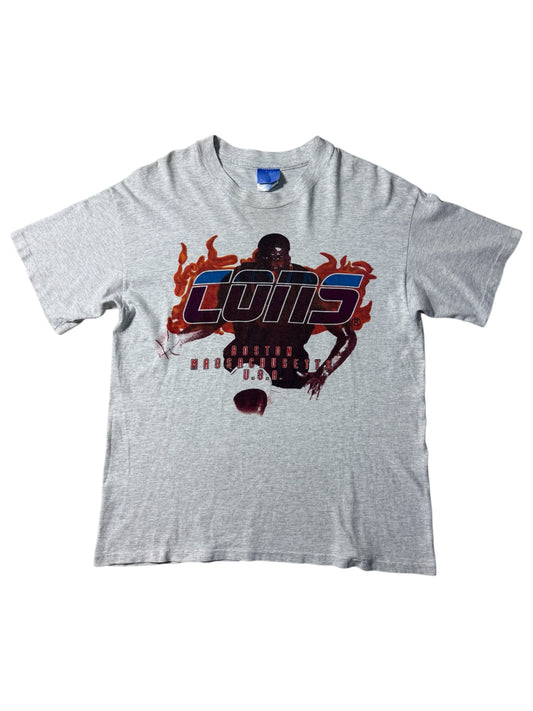 Vintage 90s CONS Basketball T-Shirt Converse Licensed Boston Massachusetts Graphic