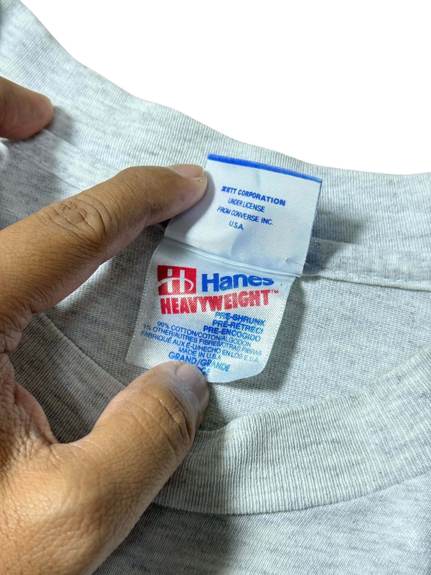 Vintage 90s CONS Basketball T-Shirt Converse Licensed Boston Massachusetts Graphic