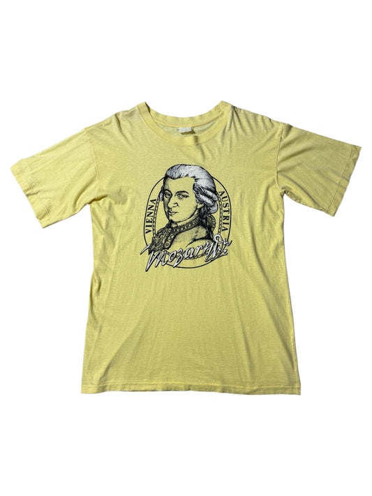 Vintage 90s Mozart Vienna Austria T-Shirt Classical Music Graphic