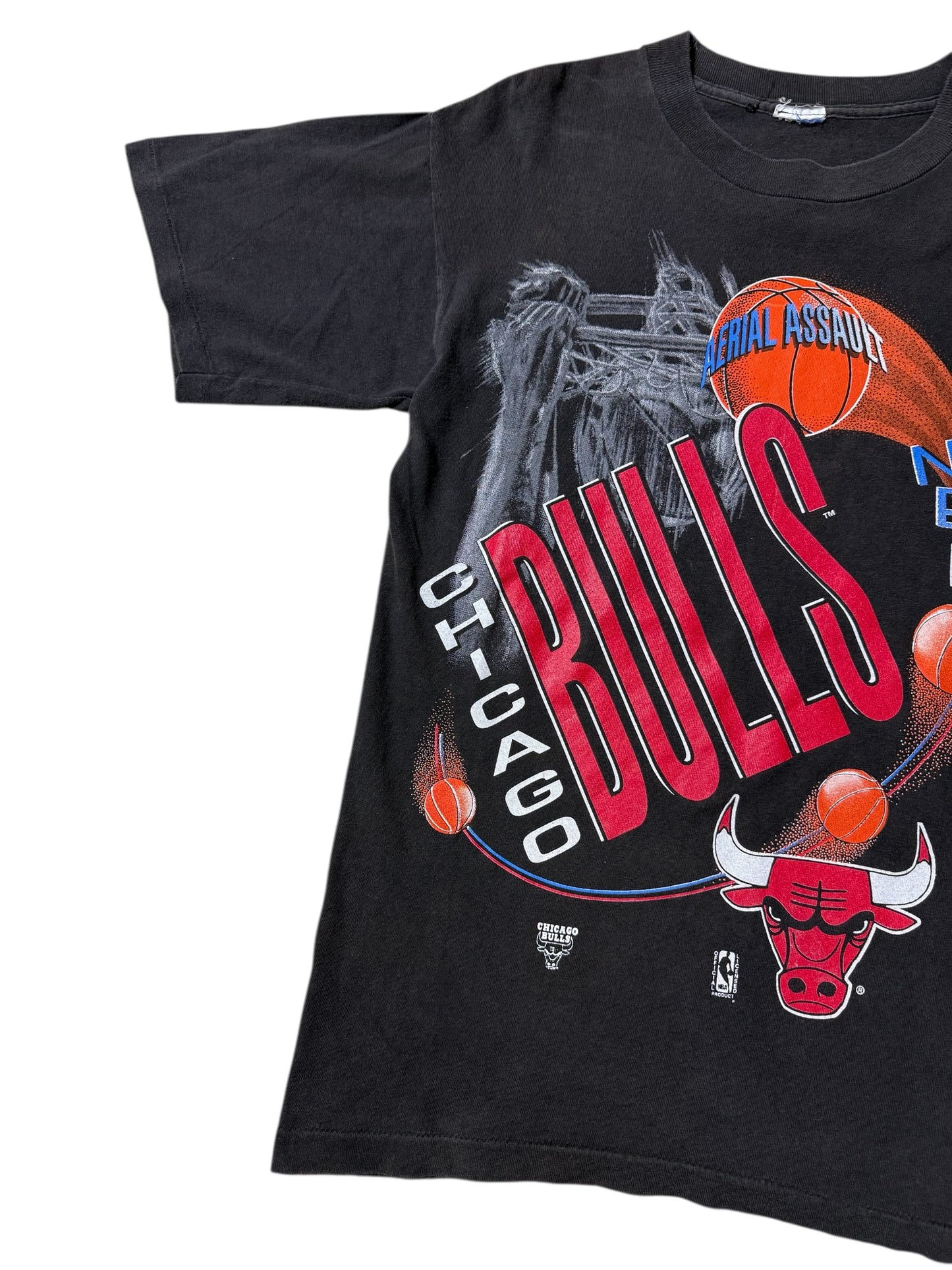 Vintage 90s Chicago Bulls “Aerial Assault” Tee Salem Sportswear