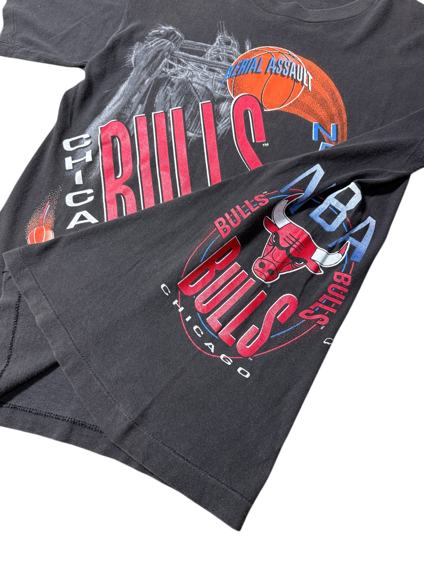 Vintage 90s Chicago Bulls “Aerial Assault” Tee Salem Sportswear